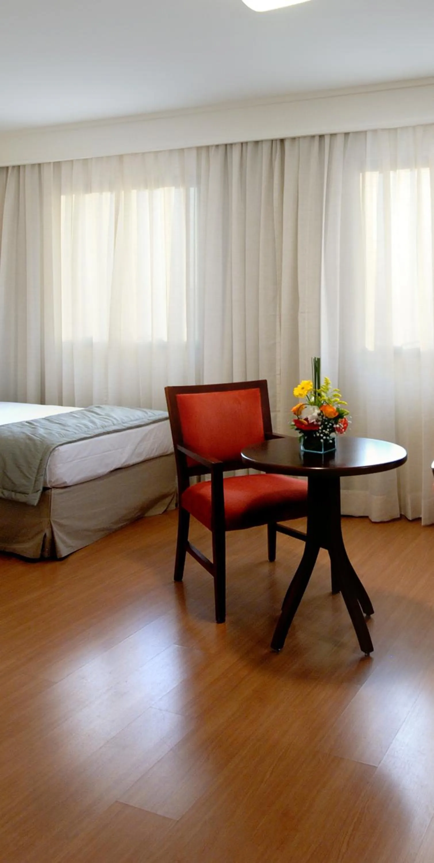 Decorative detail, Bed in Luz Plaza São Paulo