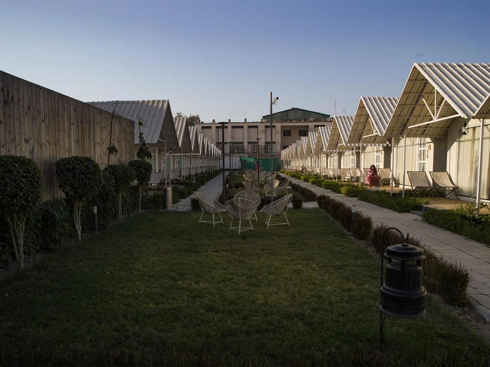 Area and facilities in Praveg Tent City Saryu Ayodhya