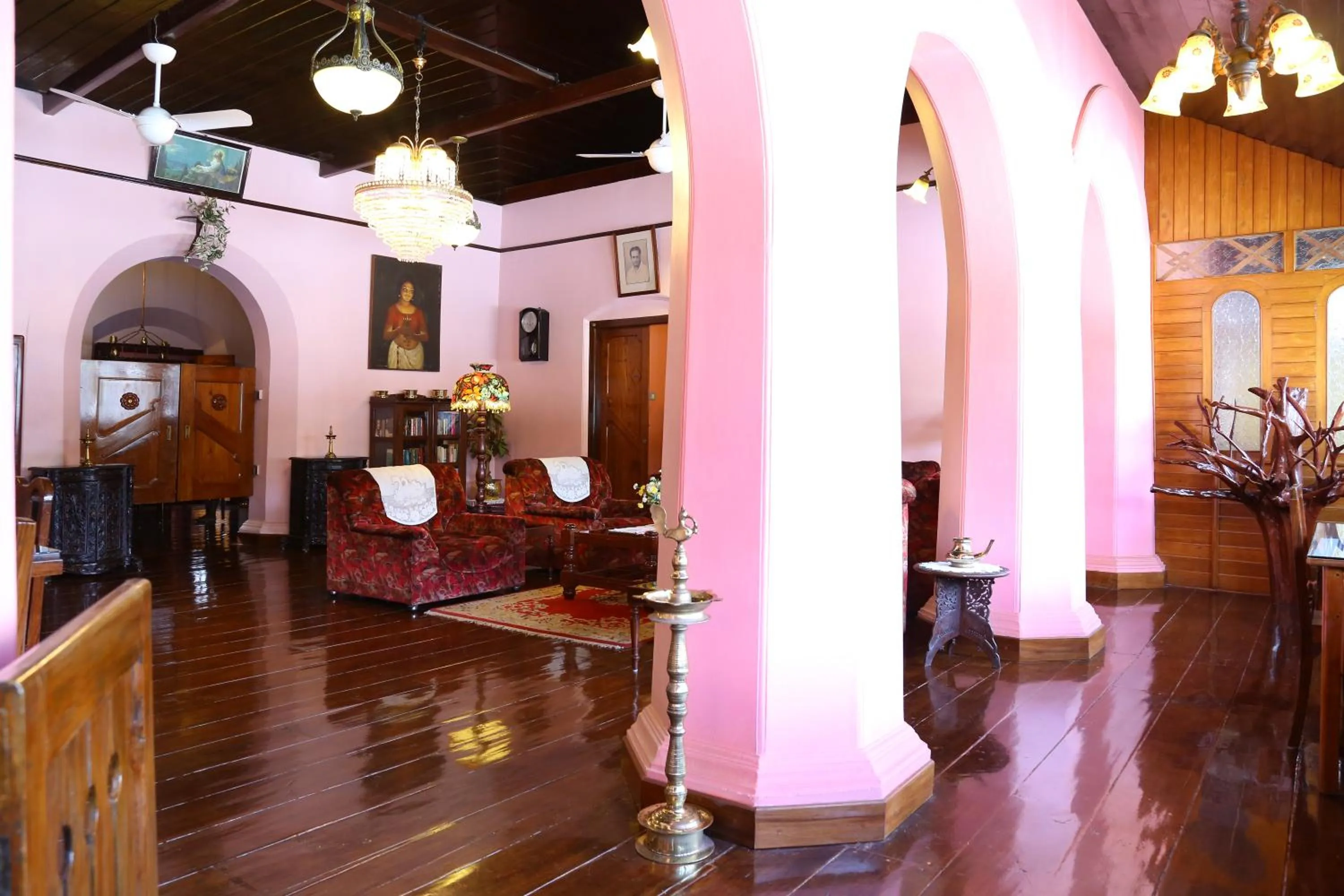 Lobby or reception in Chiramel Residency