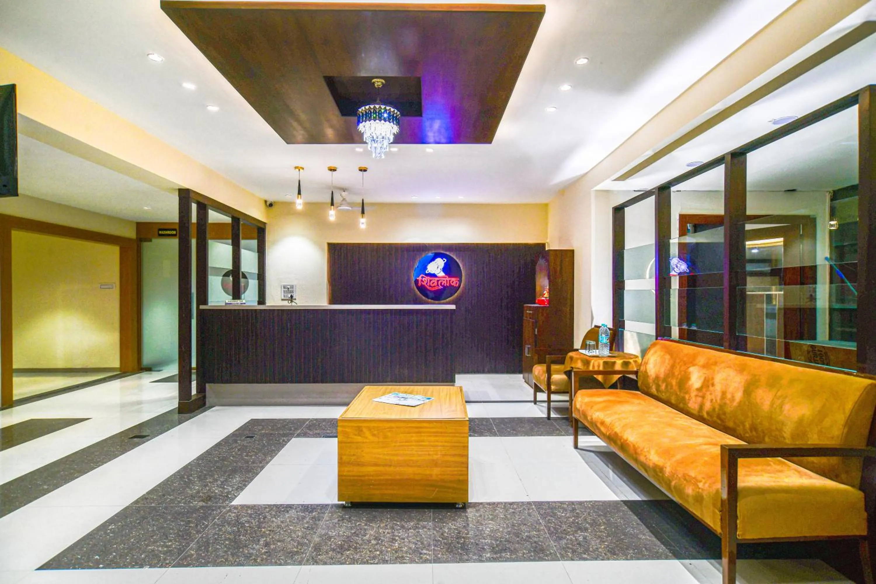 Lobby or reception in Hotel Shivlok