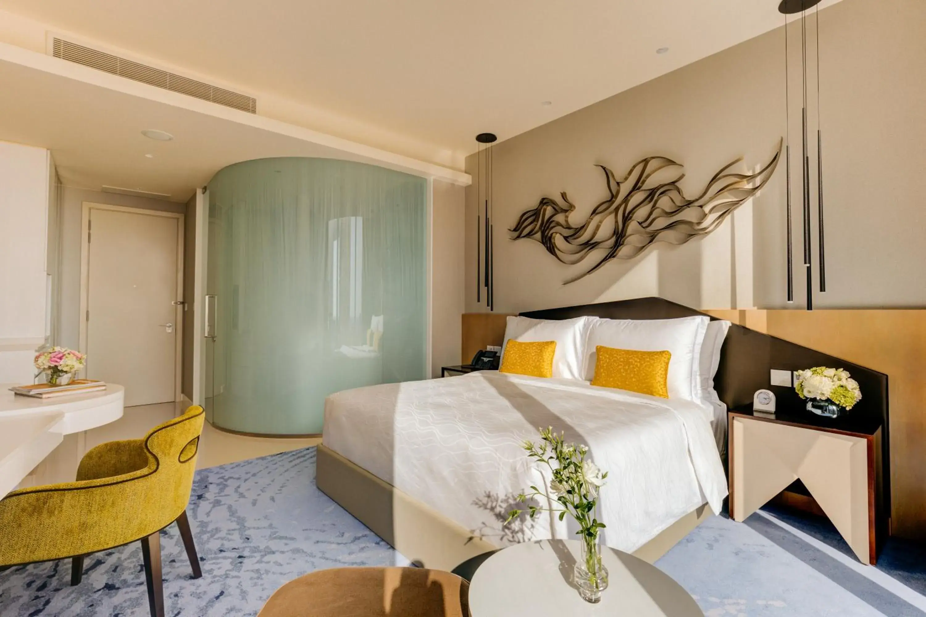 Bedroom, Bed in Cinnamon Life at City of Dreams Bedroom, Bed in Cinnamon Life at City of Dreams