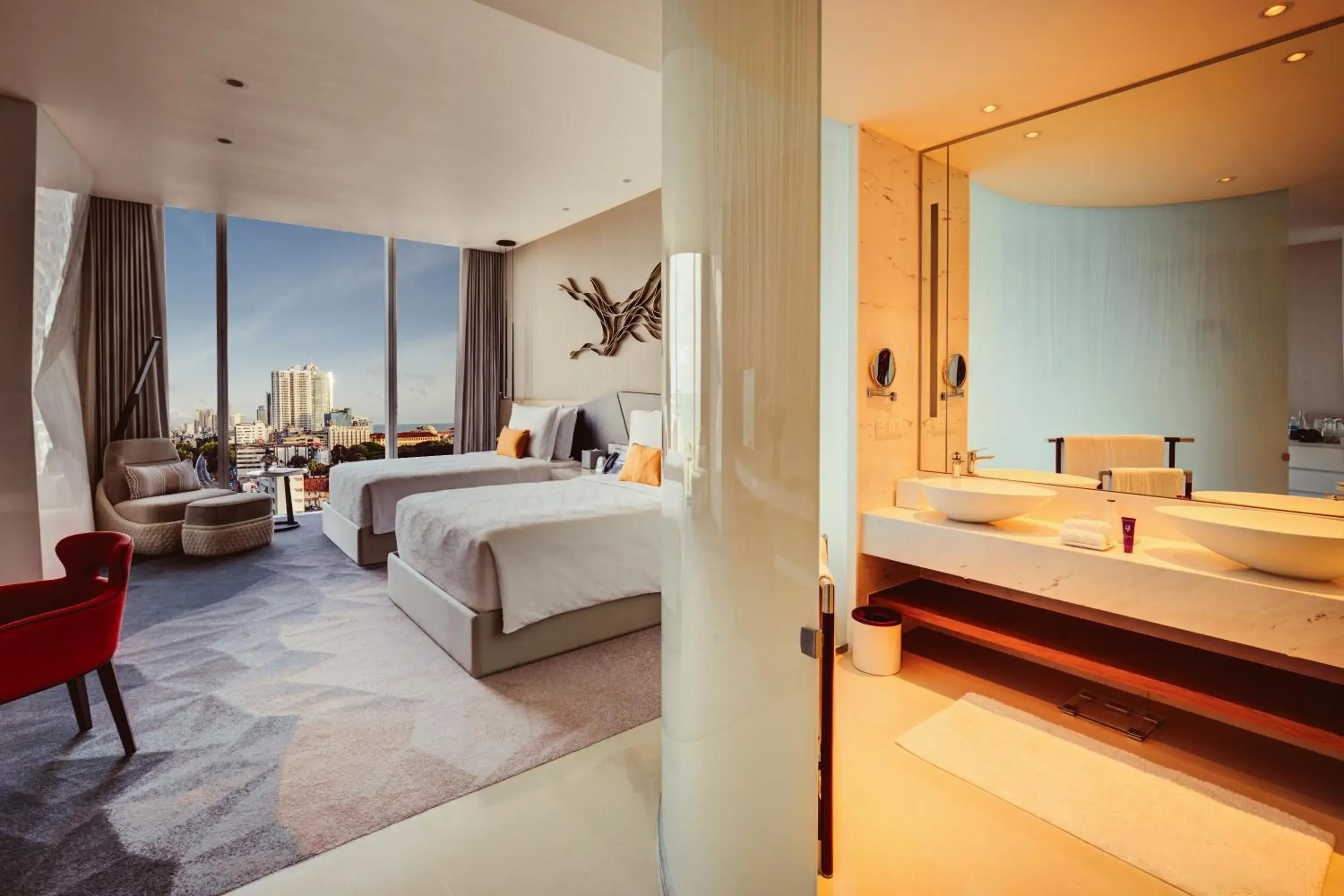 Bedroom, Bed in Cinnamon Life at City of Dreams Bedroom, Bed in Cinnamon Life at City of Dreams