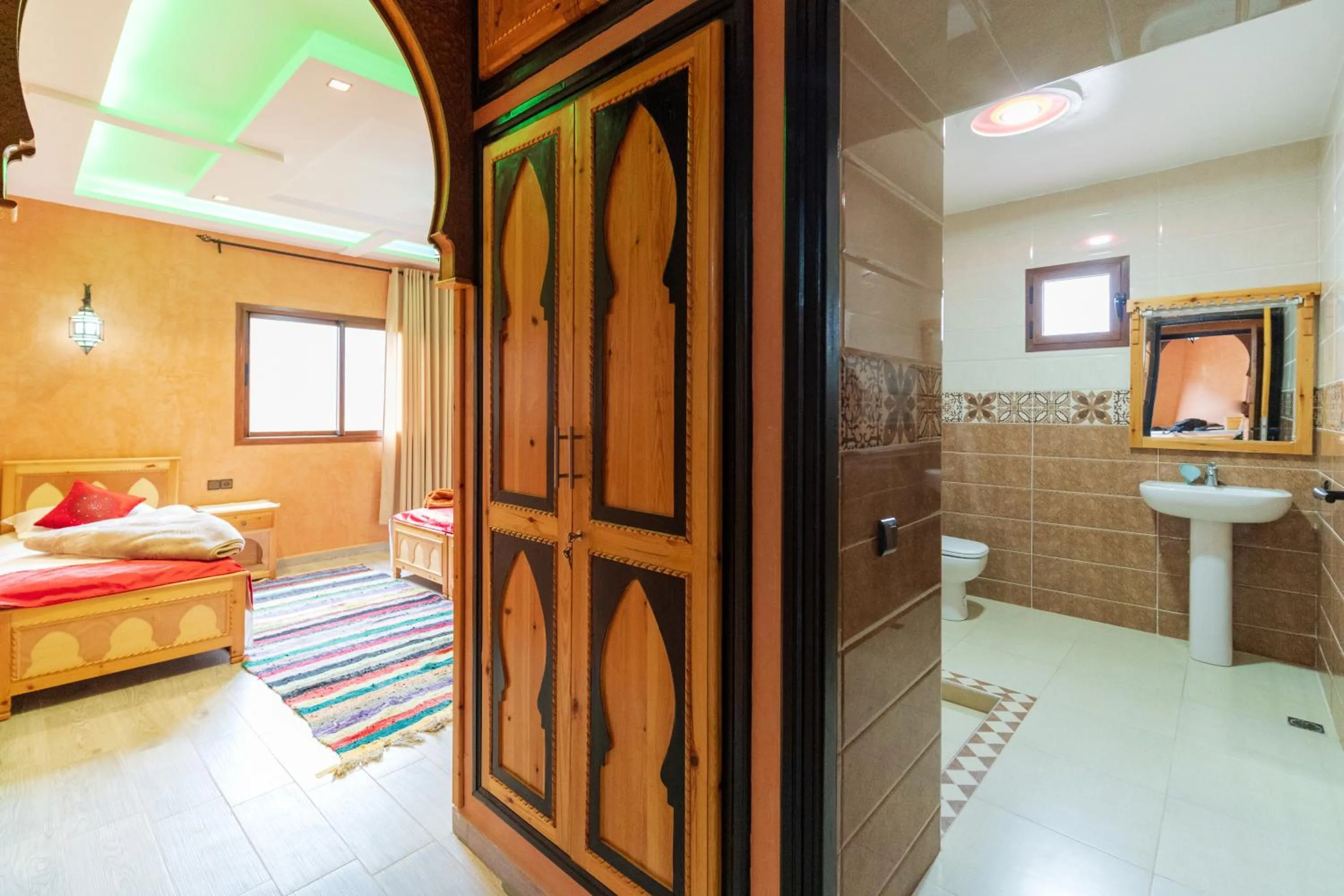 Double Room with Balcony (2 Adults + 1 Child) in Riad Tourtit