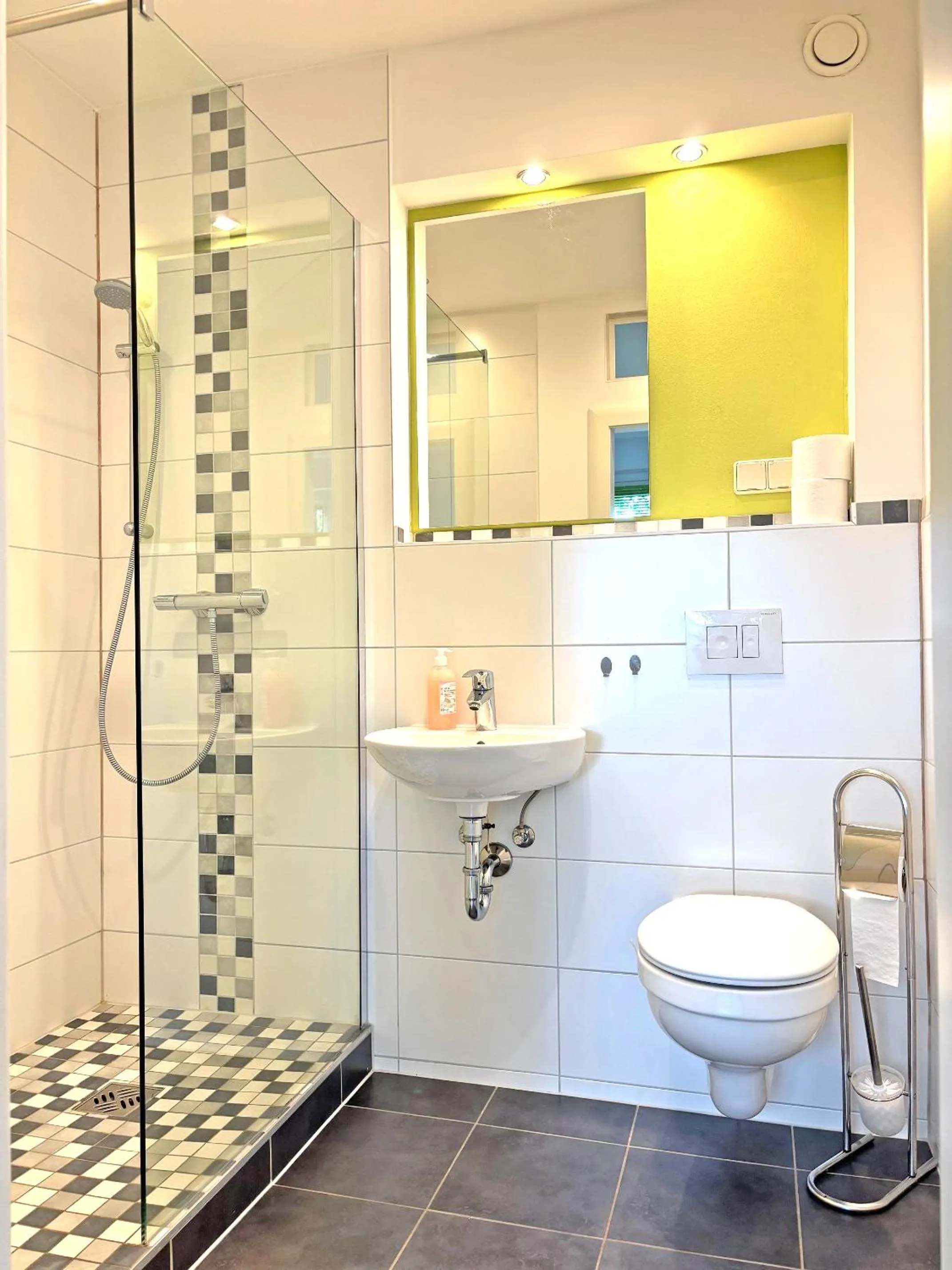 Bathroom in Hammerhotel Apartments Halle Saale