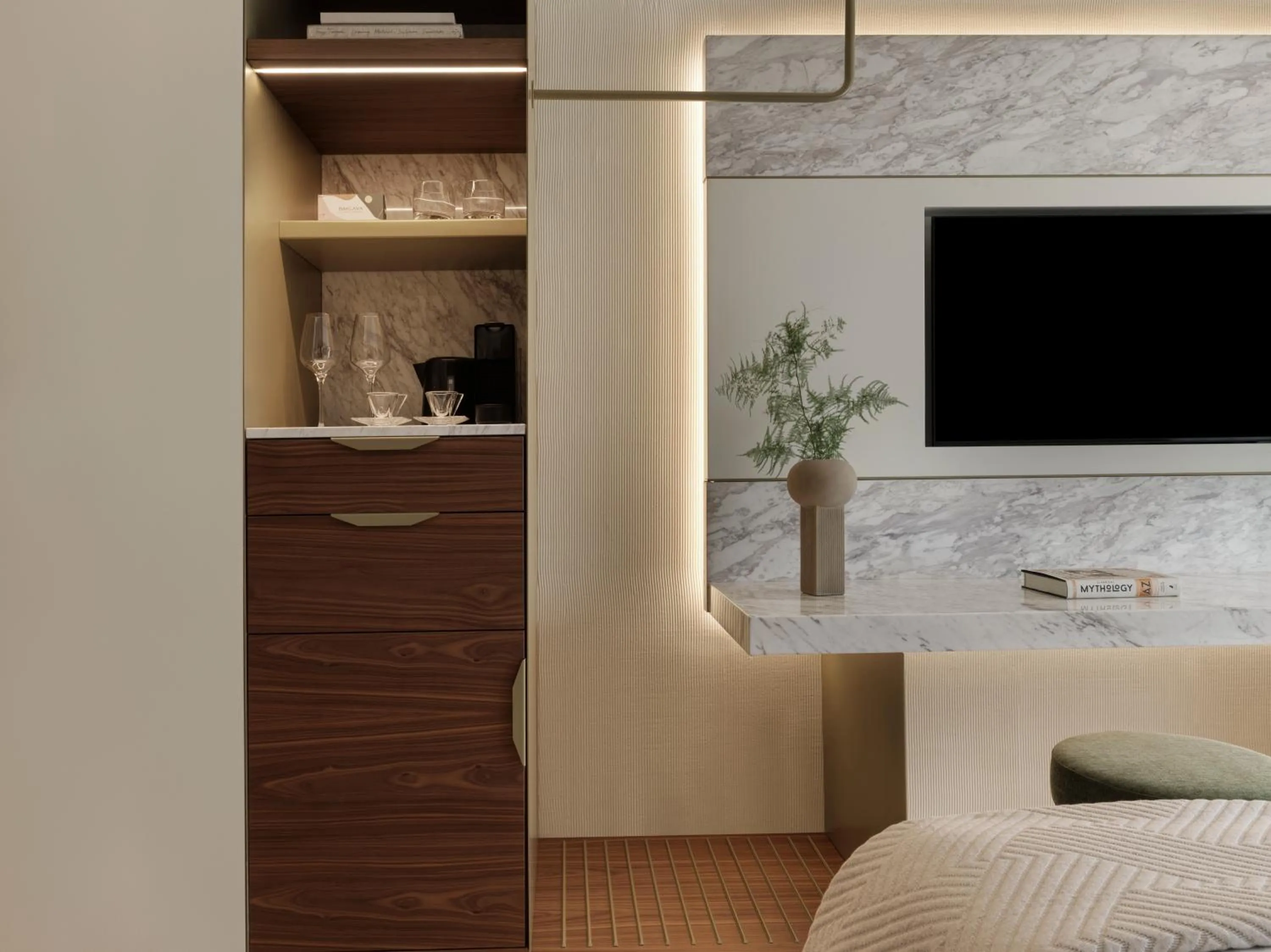 Bedroom, Bed in Anthology of Athens, The Leading Hotels of the World