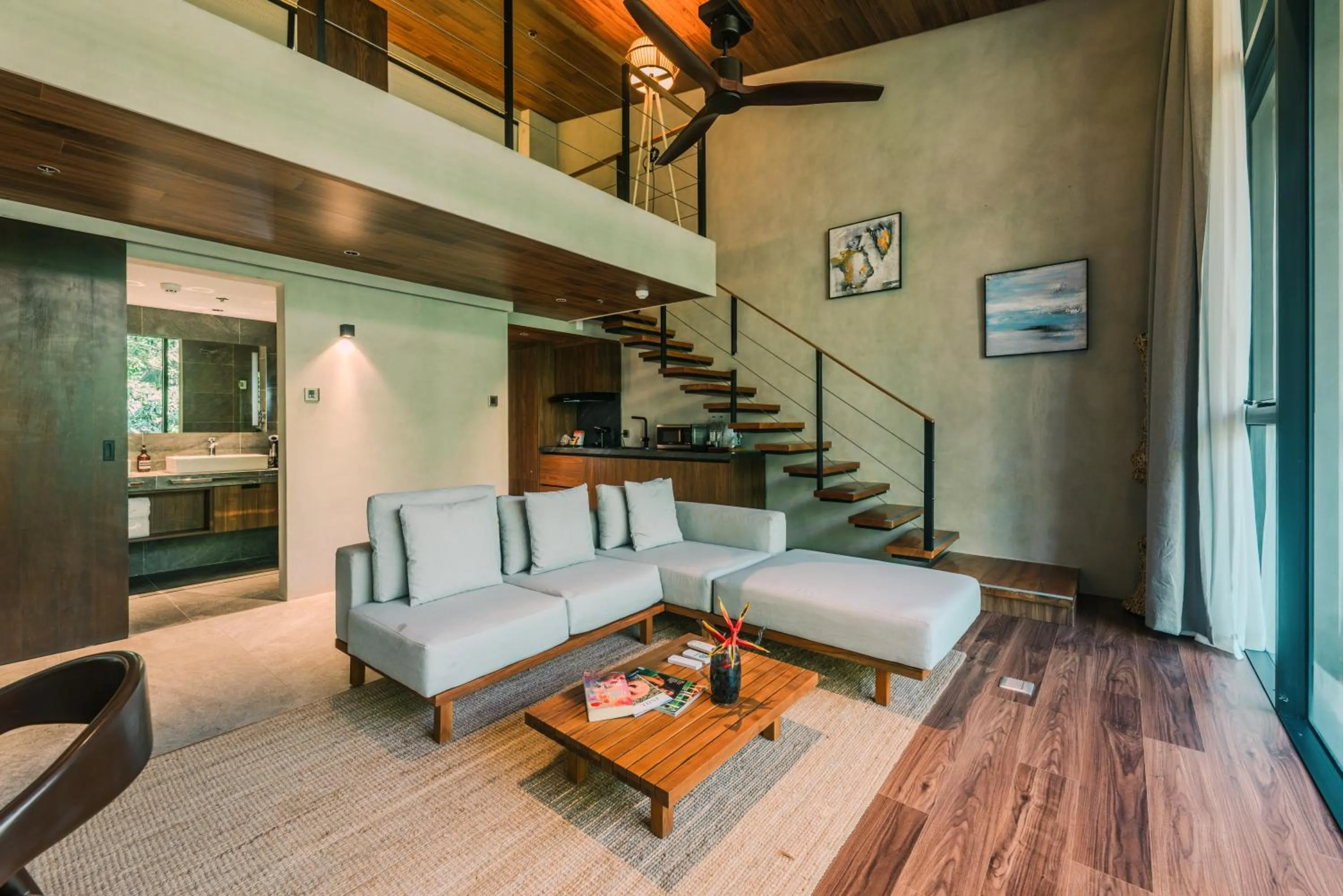 Living room in Piece Lio from Japan Managed by H Hospitality Group