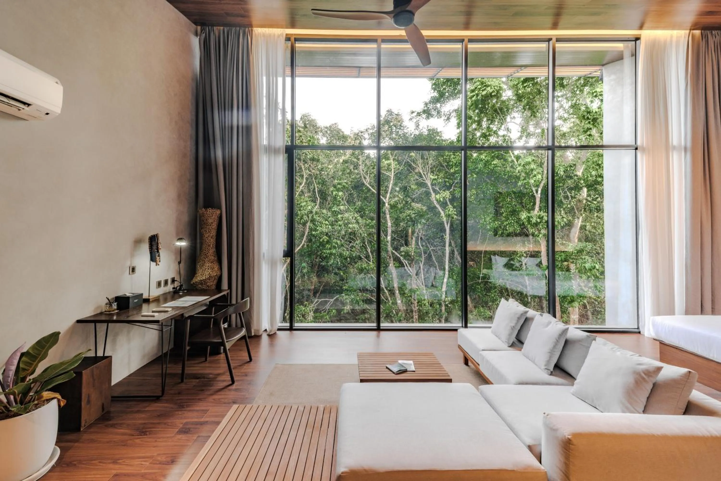 View (from property/room), Bed in Piece Lio from Japan Managed by H Hospitality Group