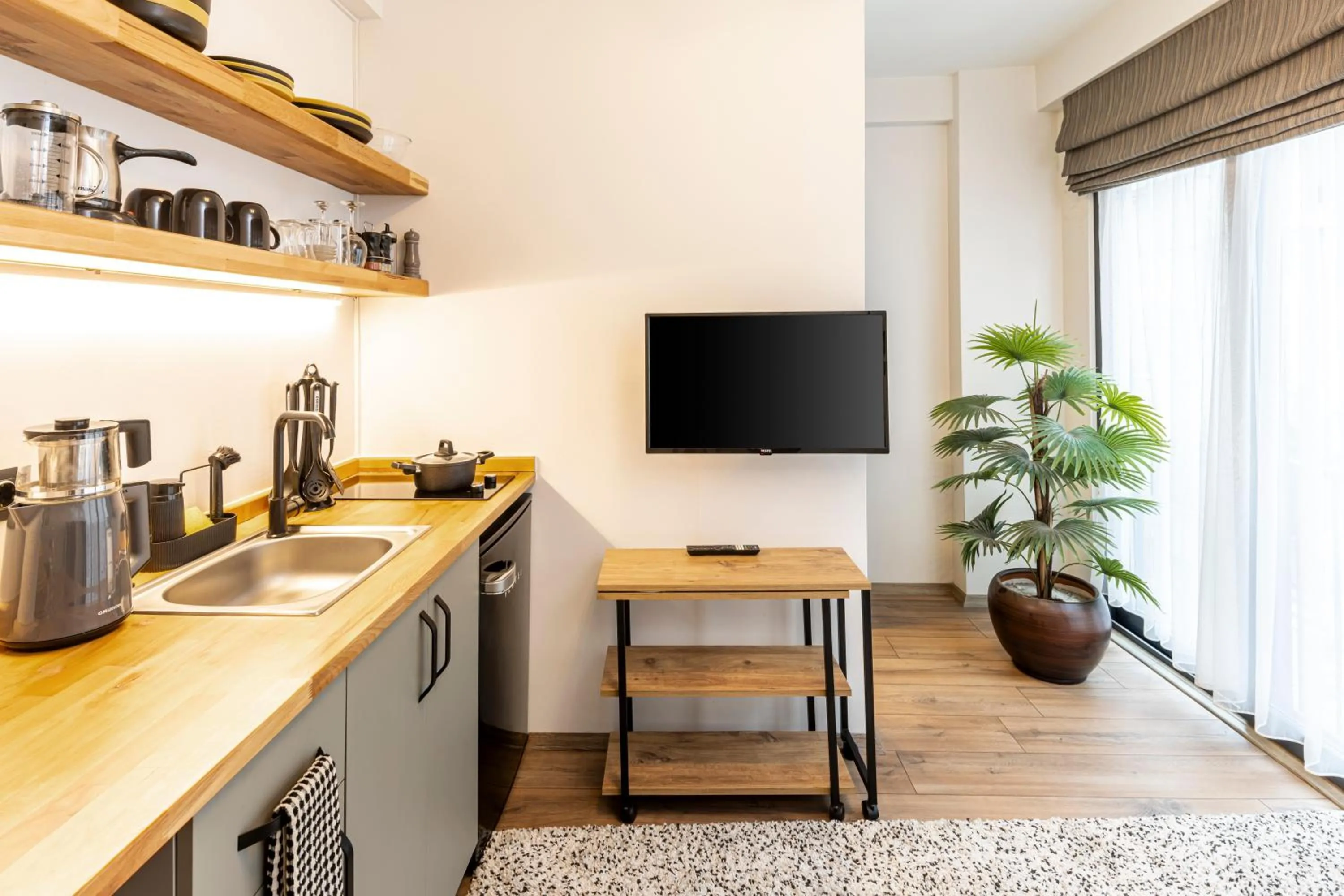 TV and multimedia in Mariposa Rooms Taksim