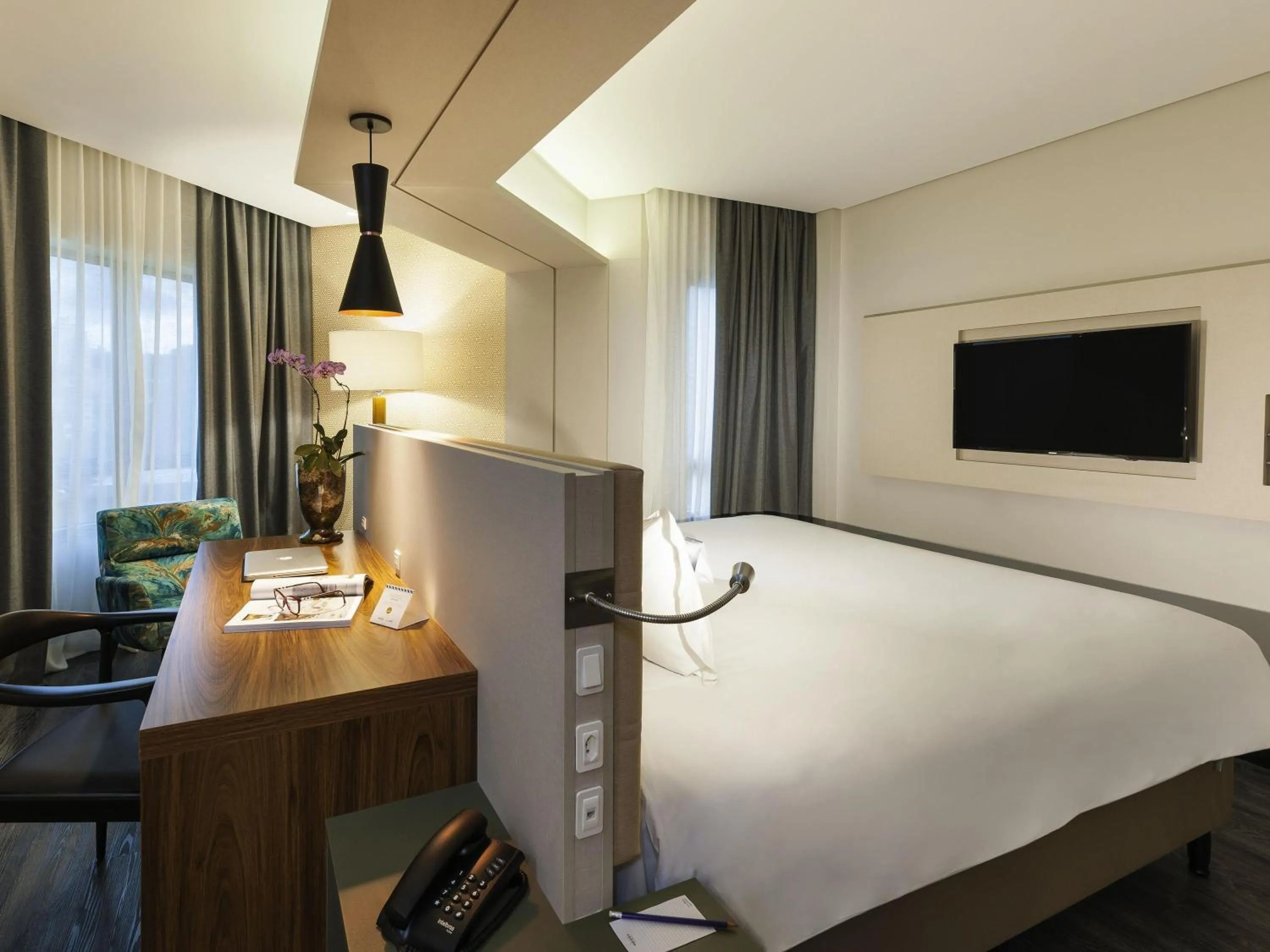 Bedroom, Bed in Mercure Florianópolis