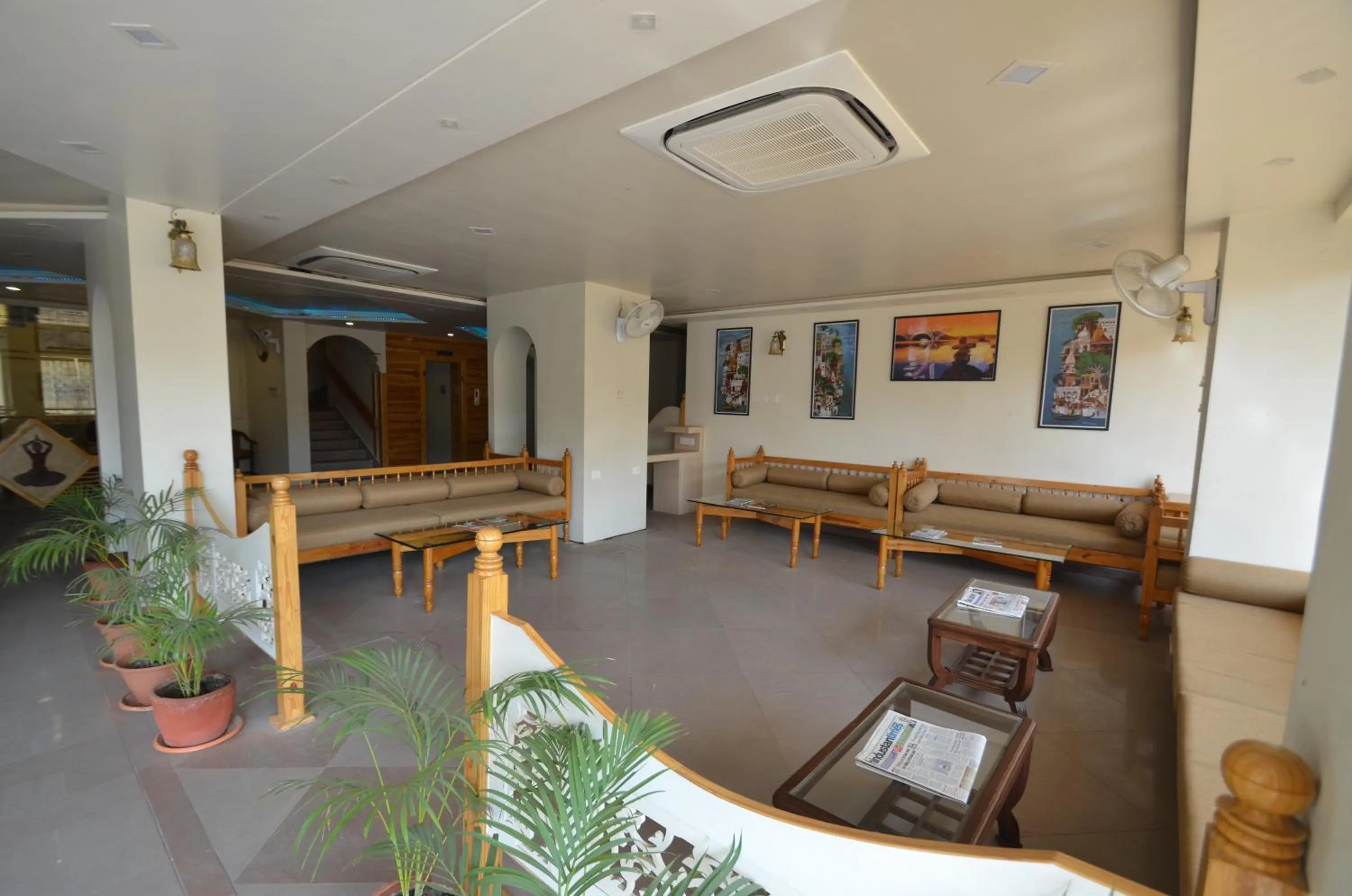 Lobby or reception in Hotel Banaras Haveli