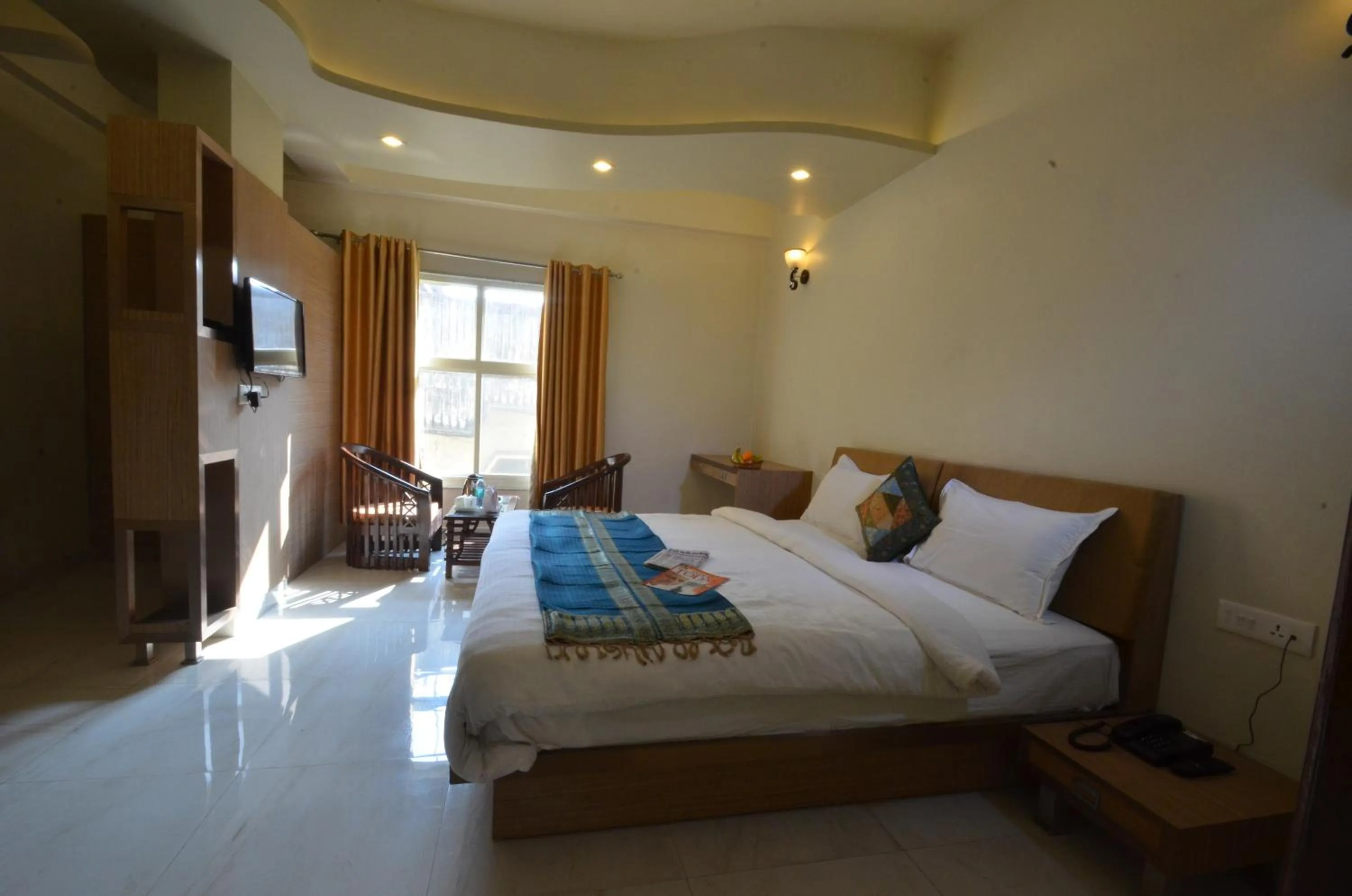 Bed in Hotel Banaras Haveli