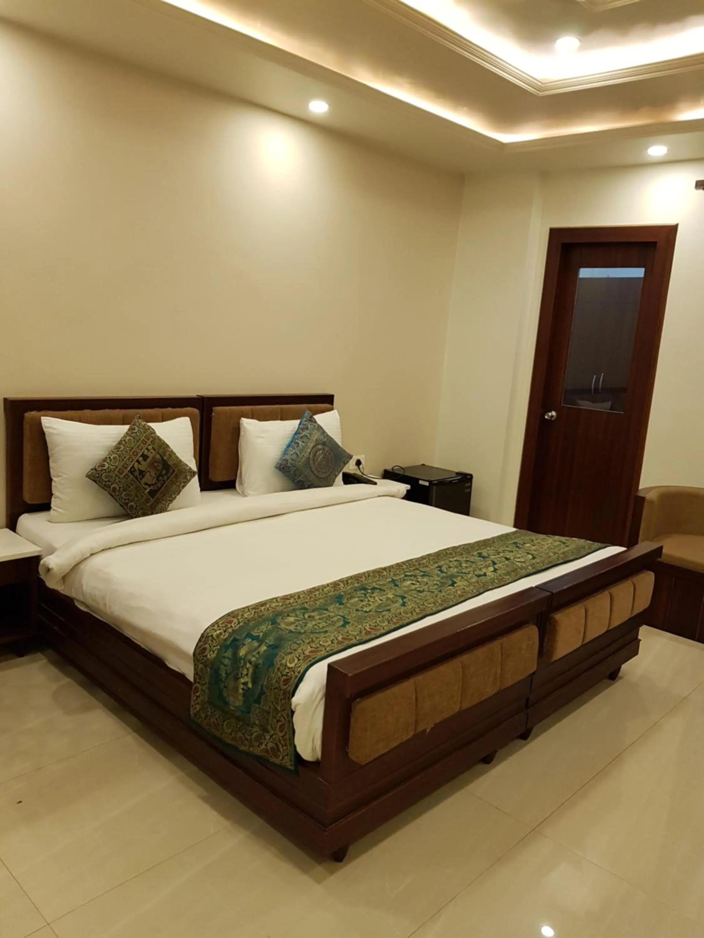 Bed in Hotel Banaras Haveli