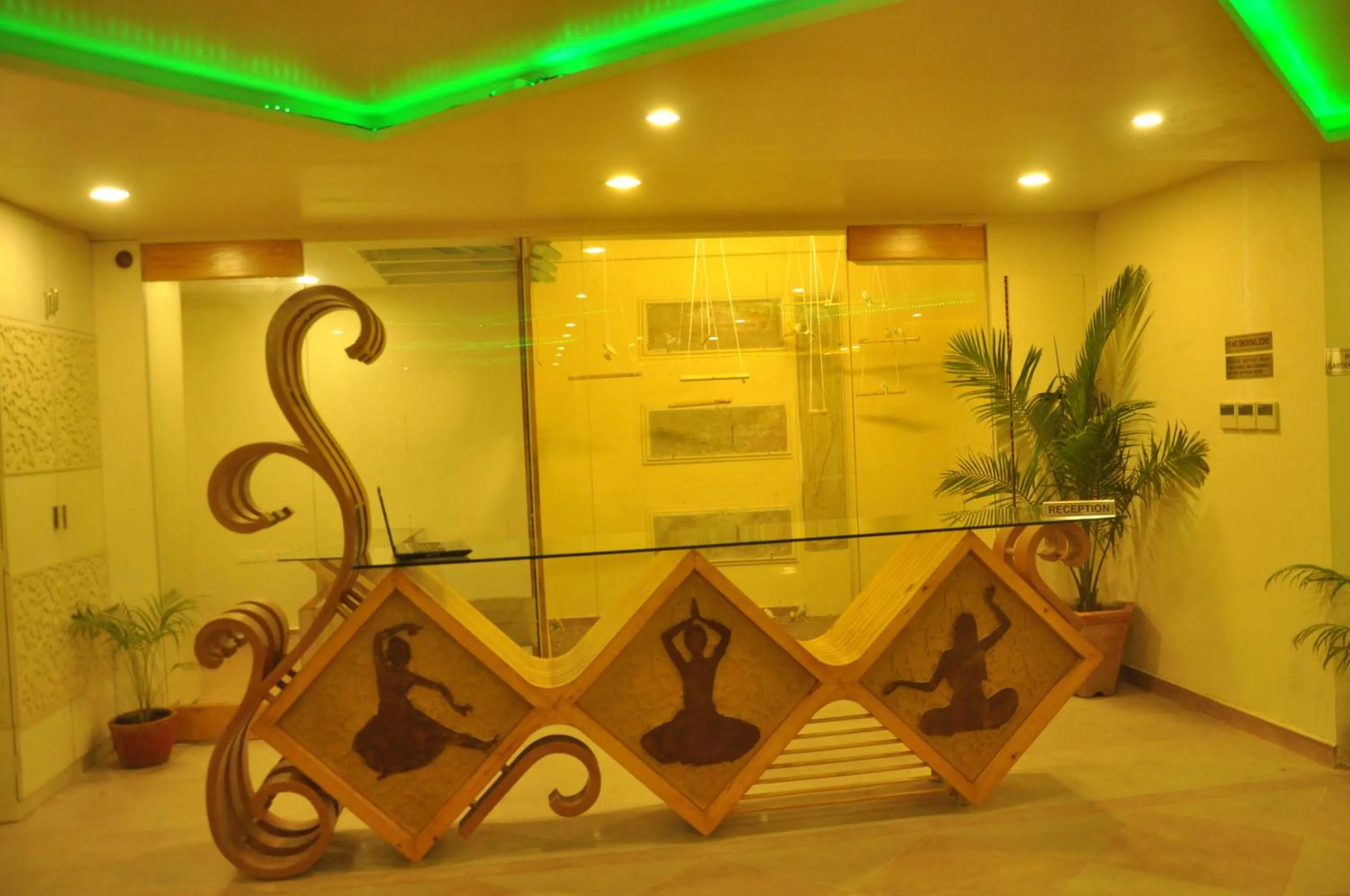 Lobby or reception in Hotel Banaras Haveli