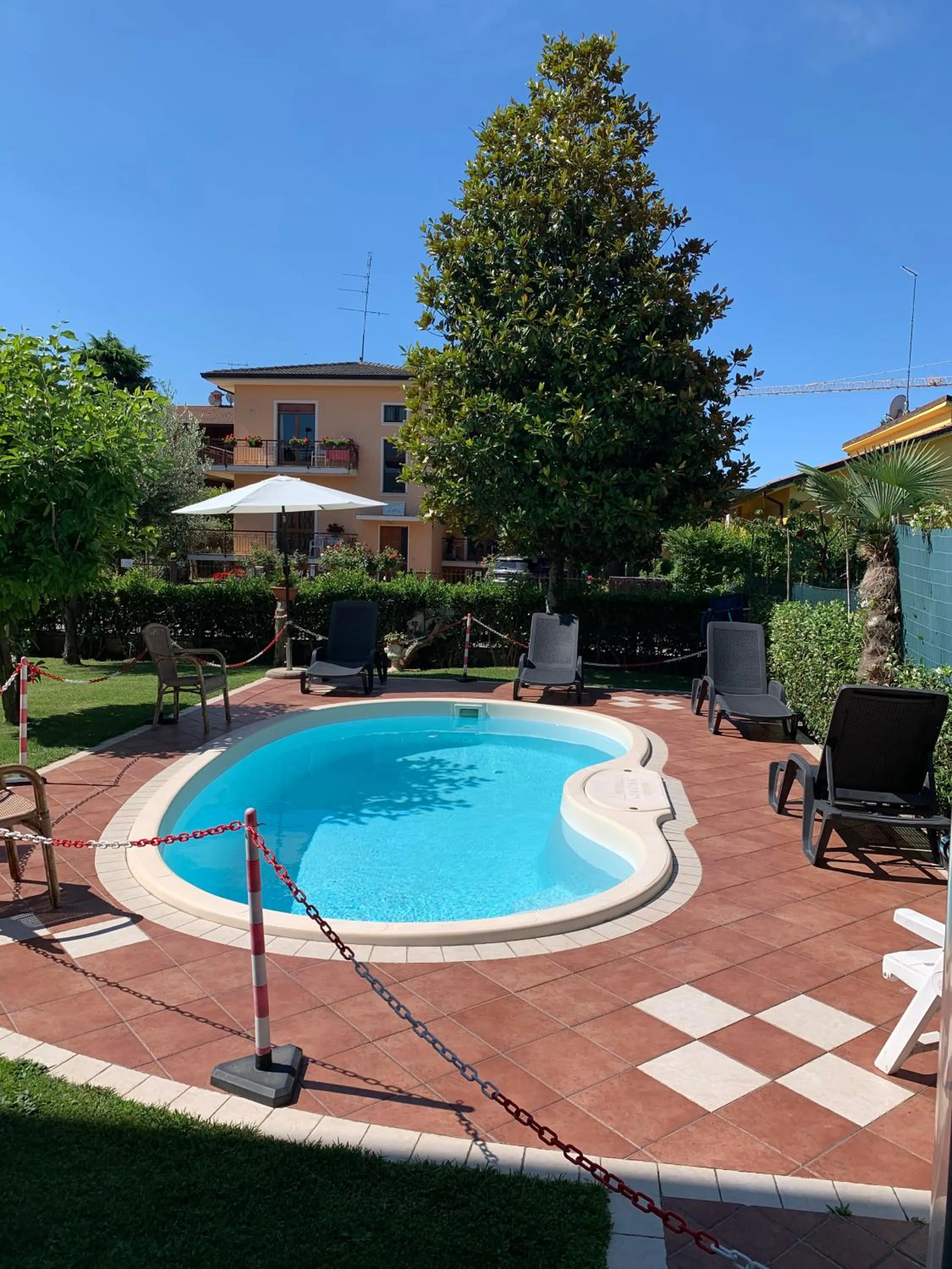 Swimming pool in B&B Sandra