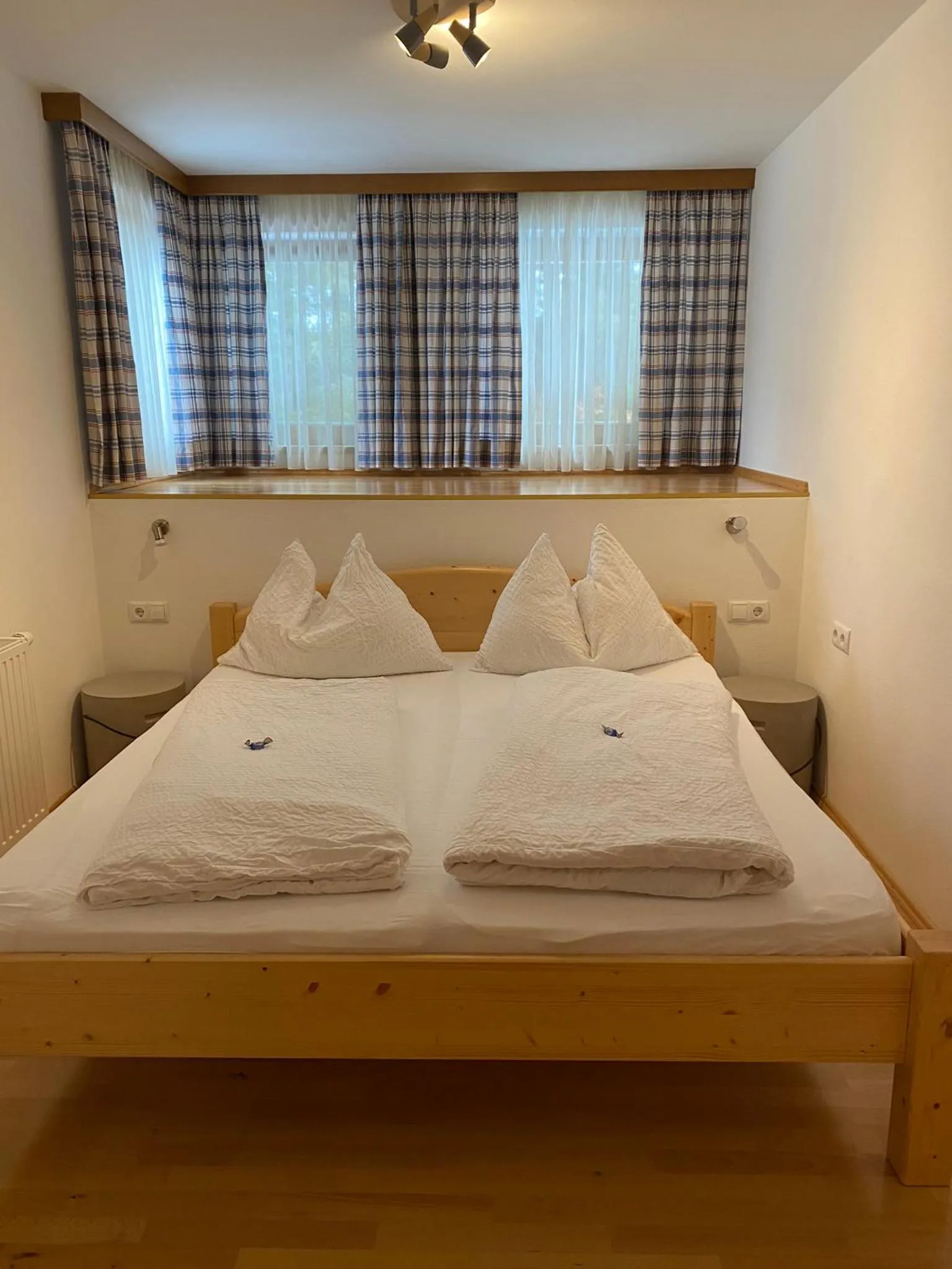 Bed in Ferienwohnungen Vierthaler