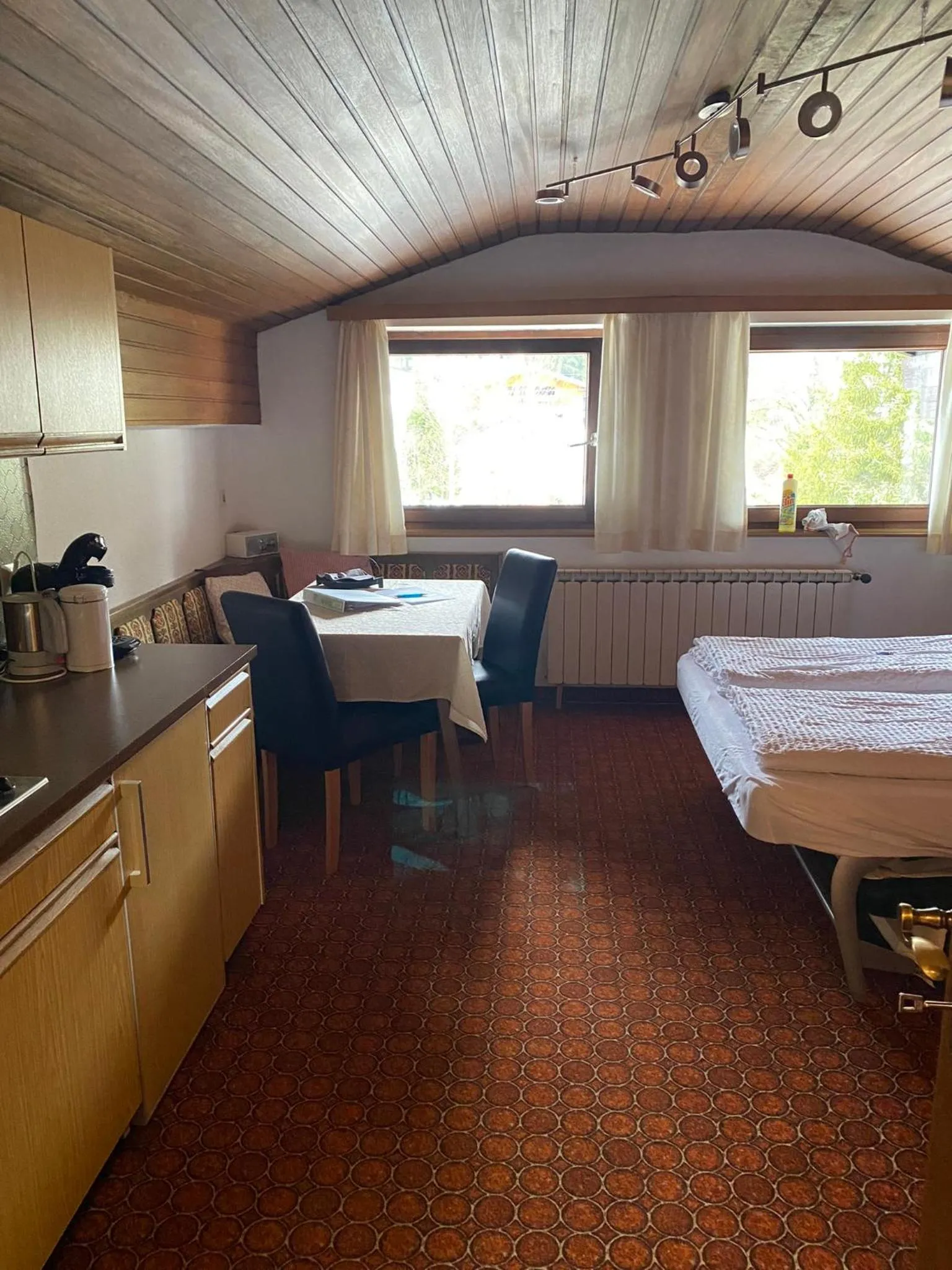 Bed in Ferienwohnungen Vierthaler