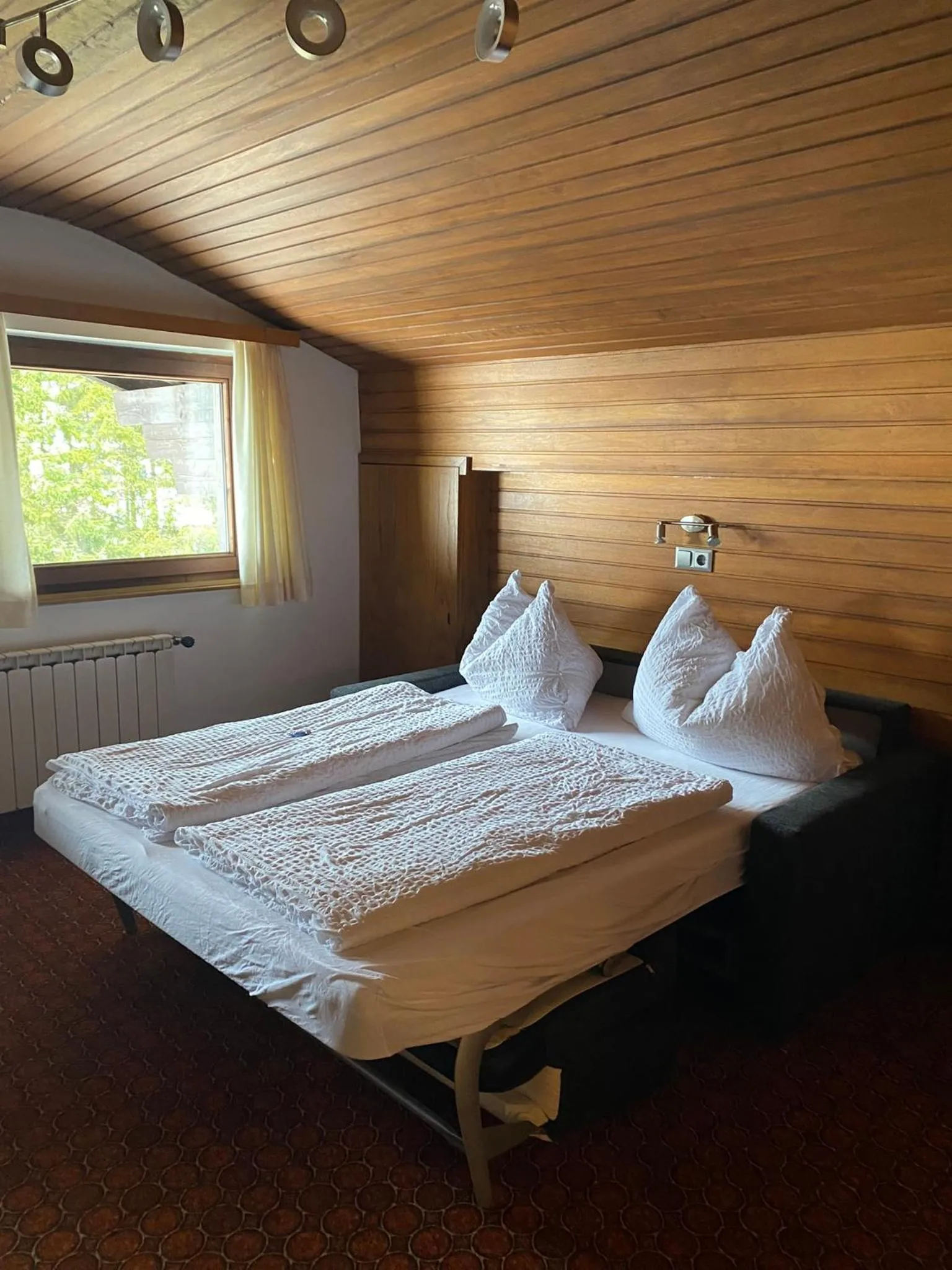 Bed in Ferienwohnungen Vierthaler