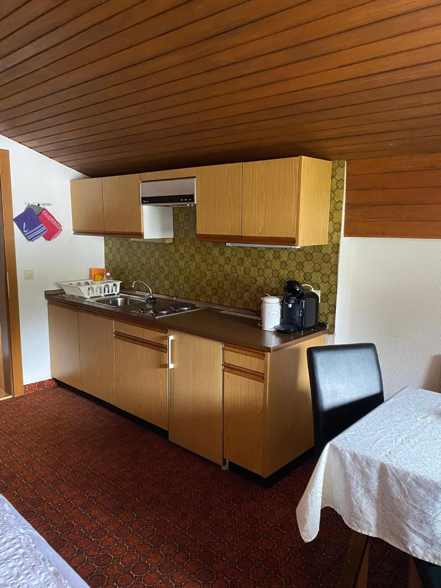 Kitchen or kitchenette in Ferienwohnungen Vierthaler