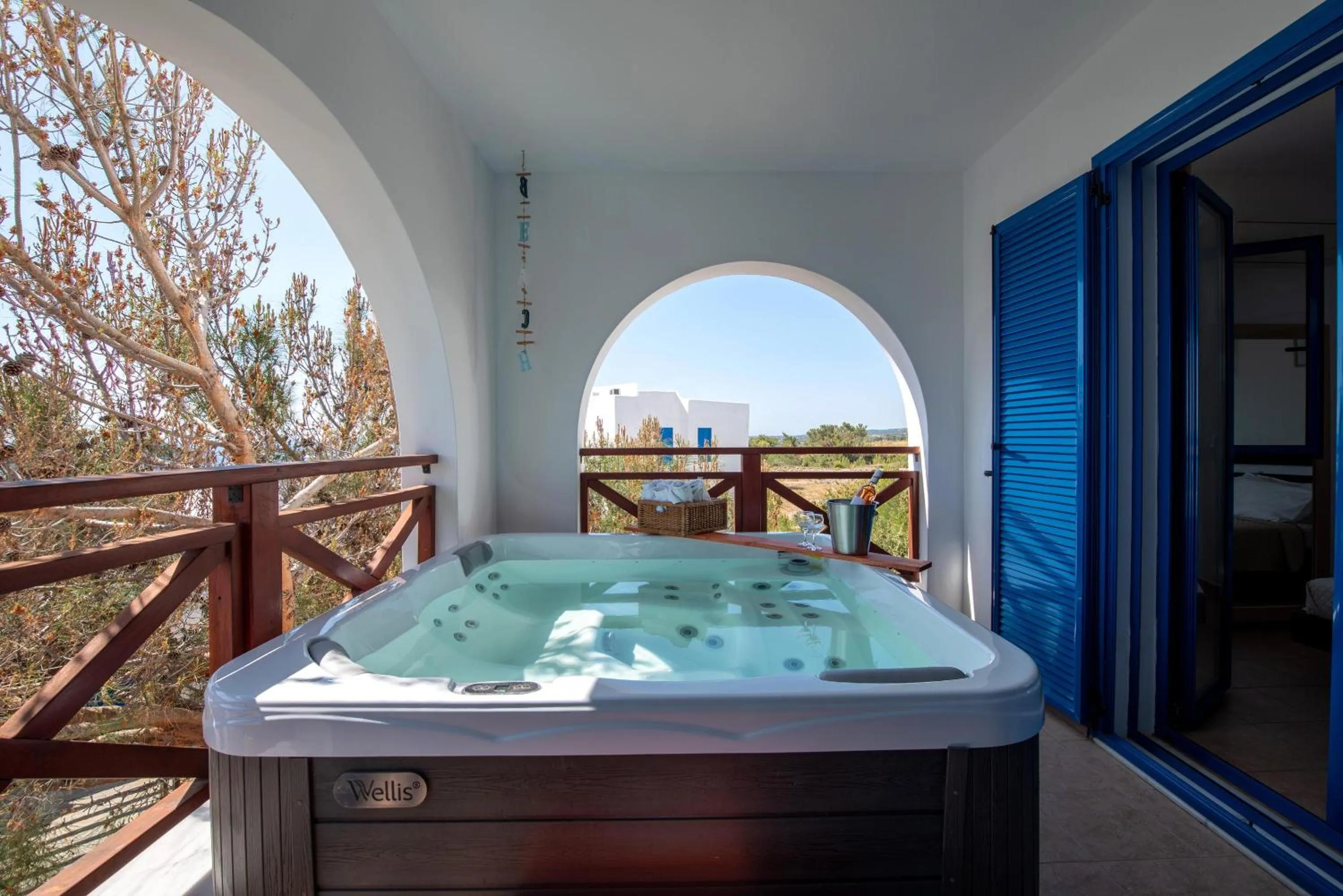 Hot Tub in Blue Sea Villa