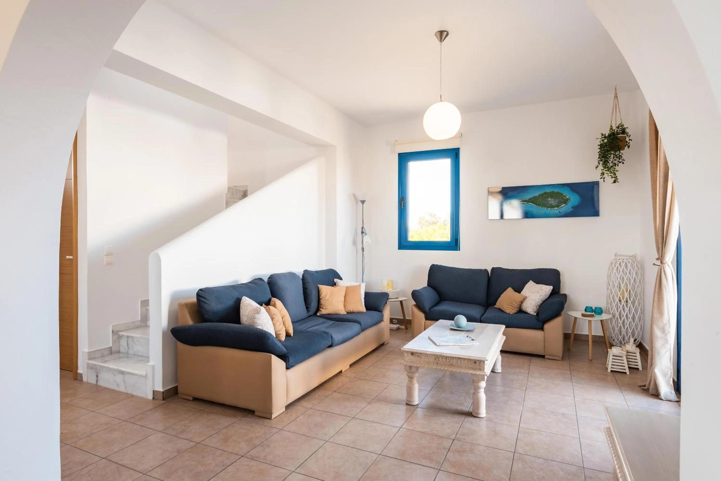 Living room in Blue Sea Villa