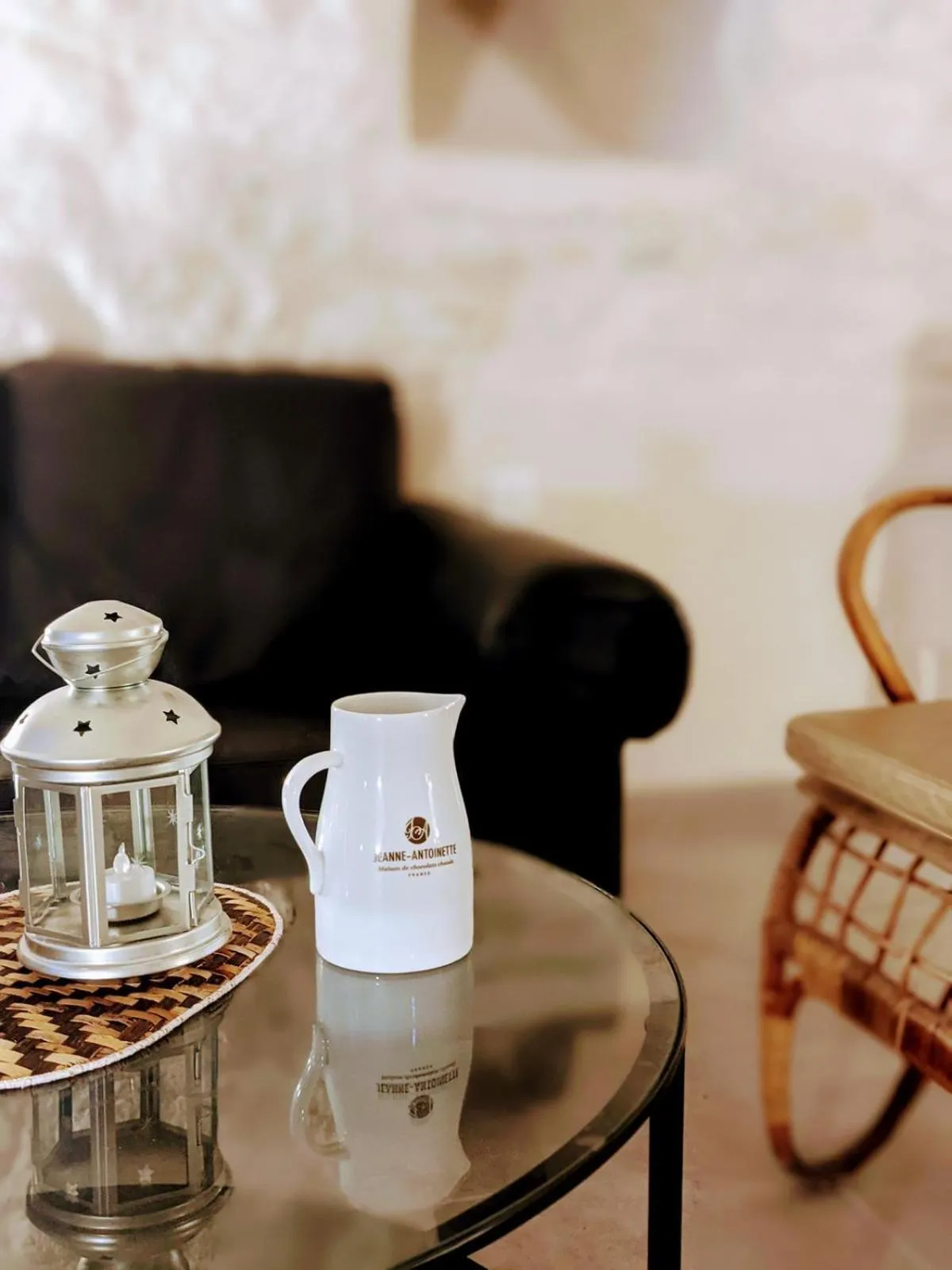 Seating area in Hôtel de la Croix Blanche