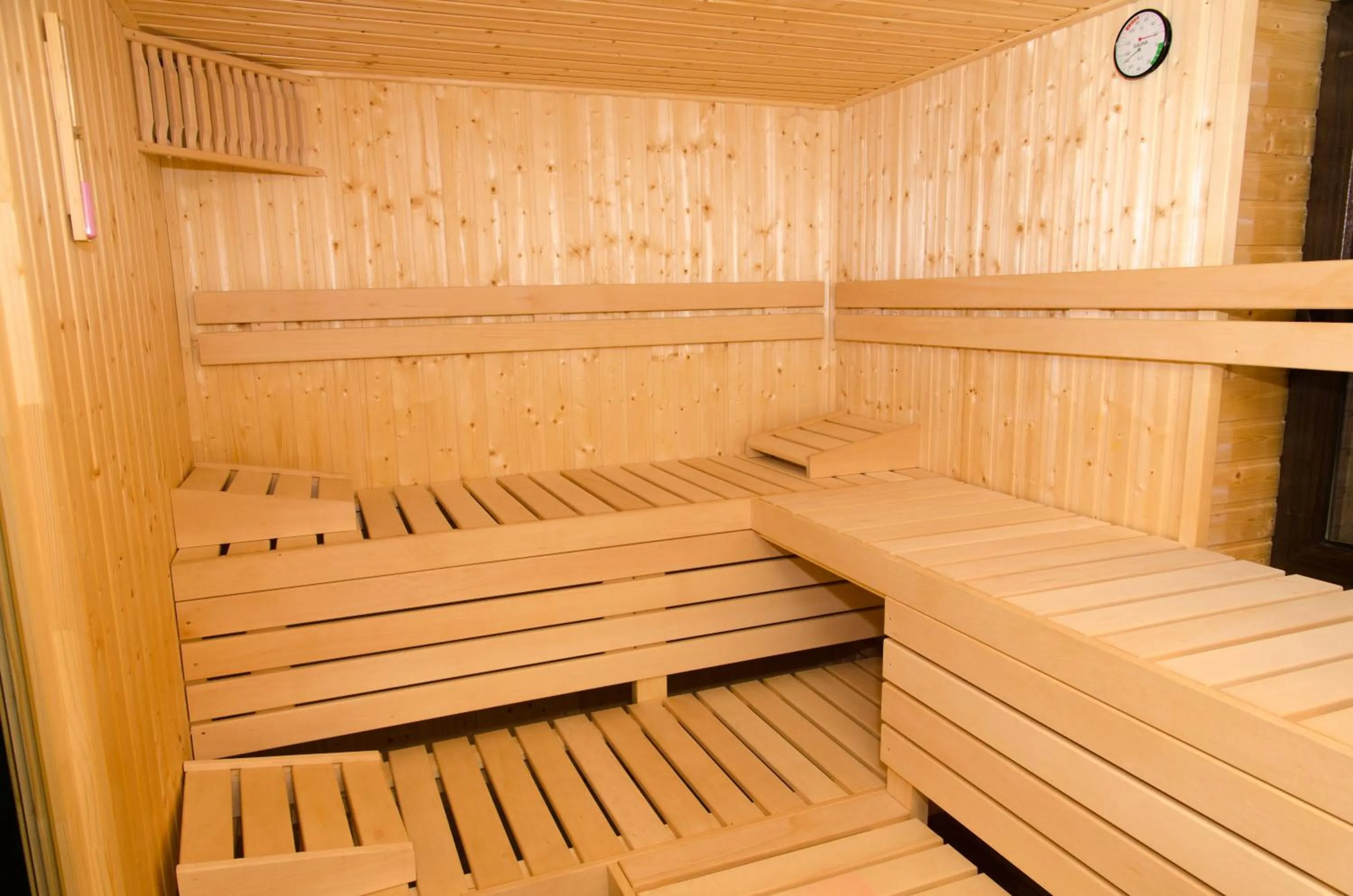 Sauna in Pensiunea Poiana Viselor