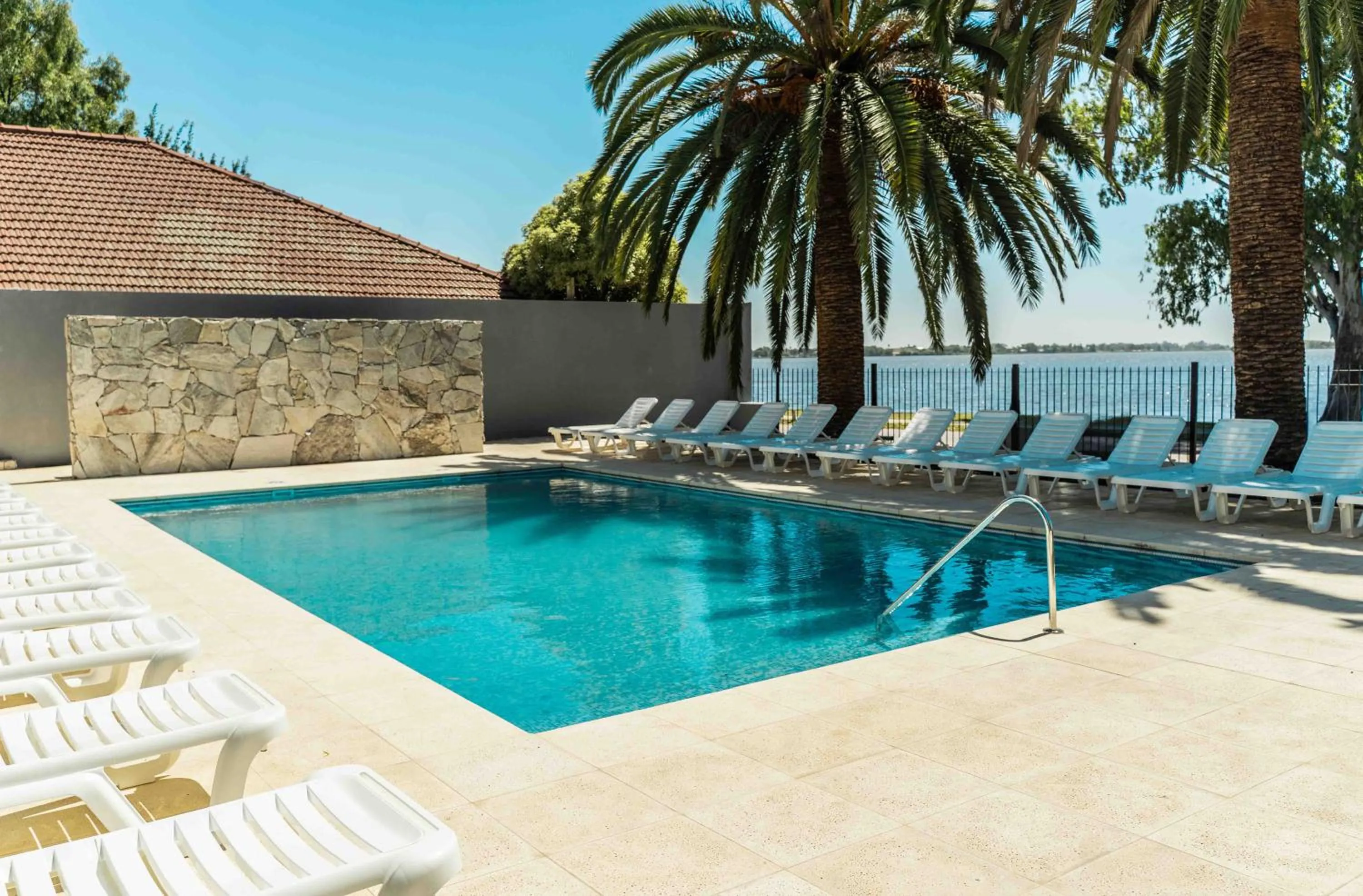 Patio in Palmas de la Laguna by Posada Suiza