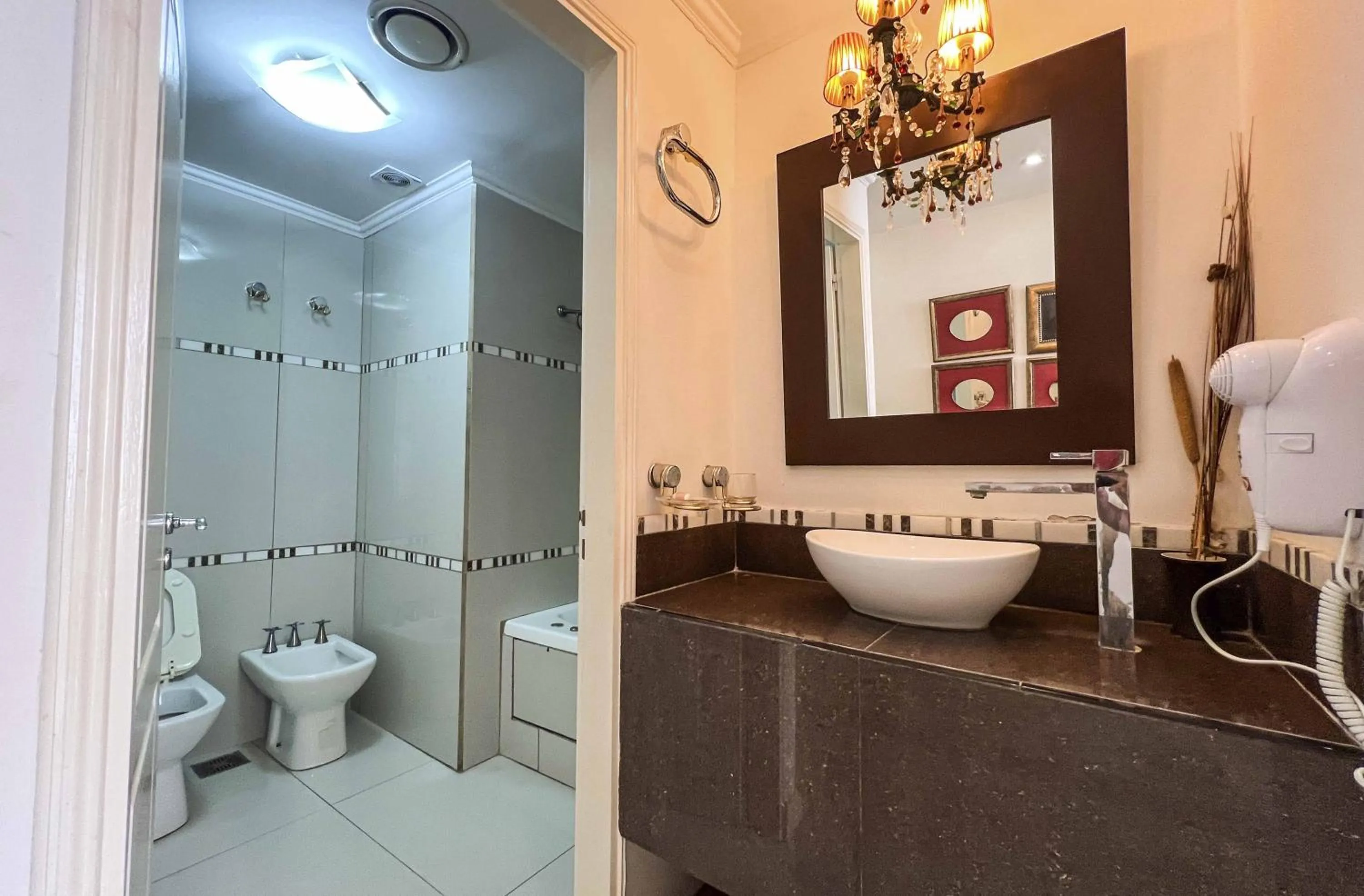 Bathroom in Posada Suiza by Prima Collection