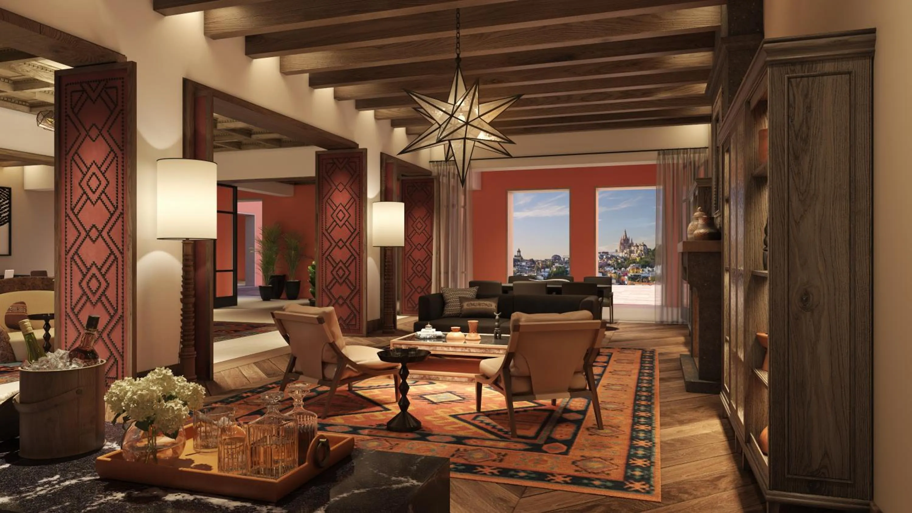 Seating area in Pueblo Bonito Vantage San Miguel de Allende