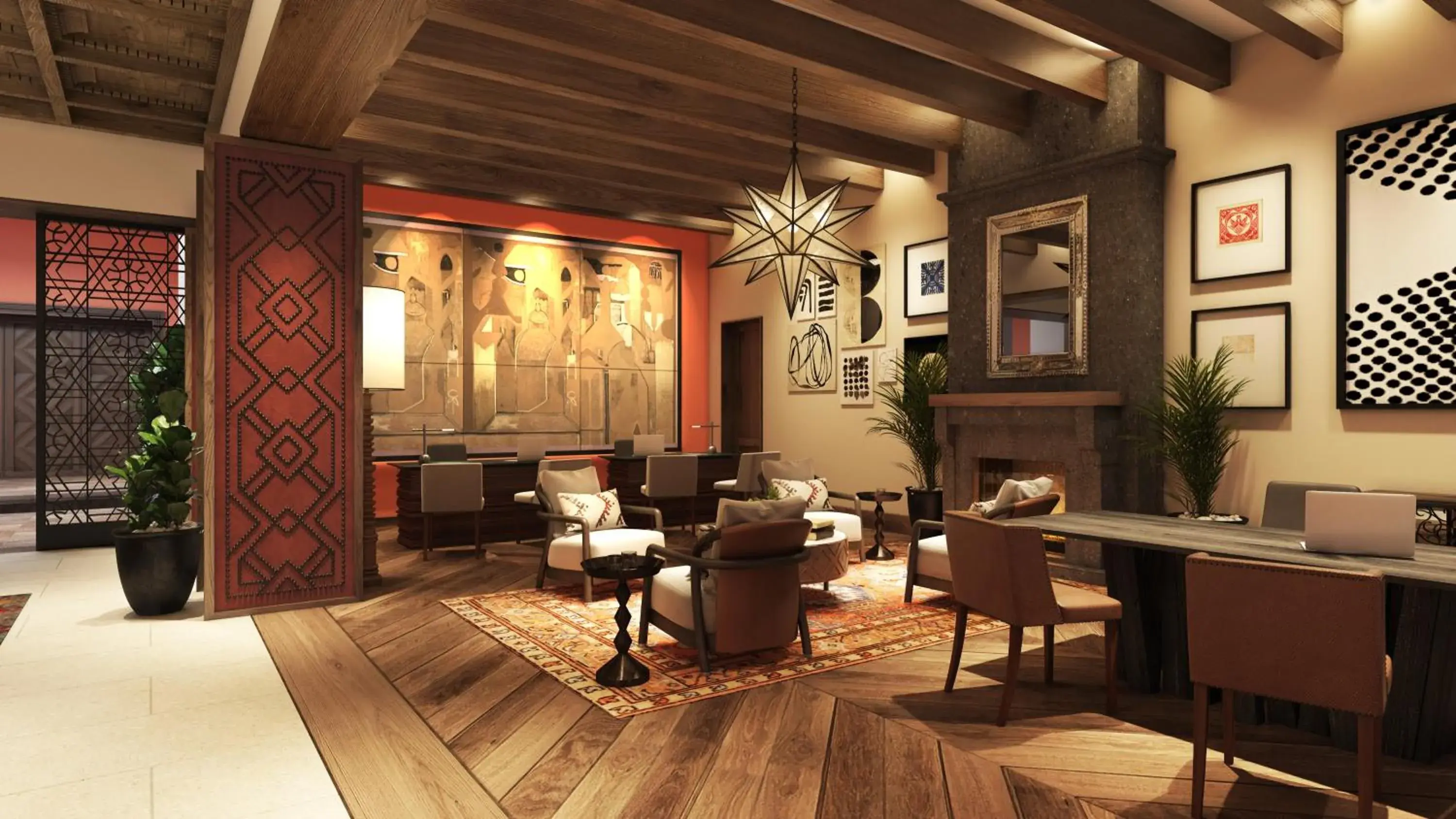 Seating area in Pueblo Bonito Vantage San Miguel de Allende Seating area in Pueblo Bonito Vantage San Miguel de Allende