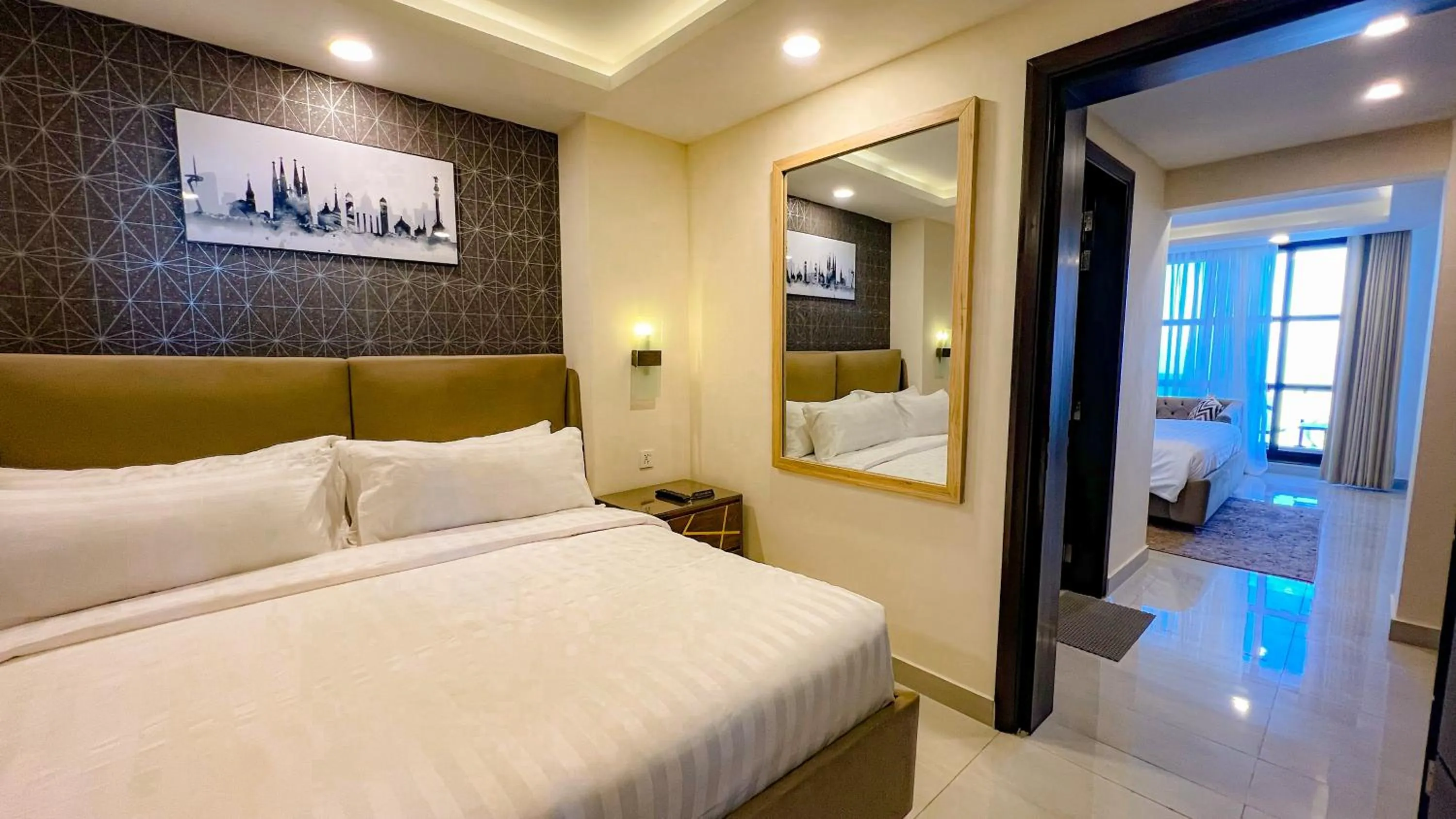 Bed in Fiora Hotel