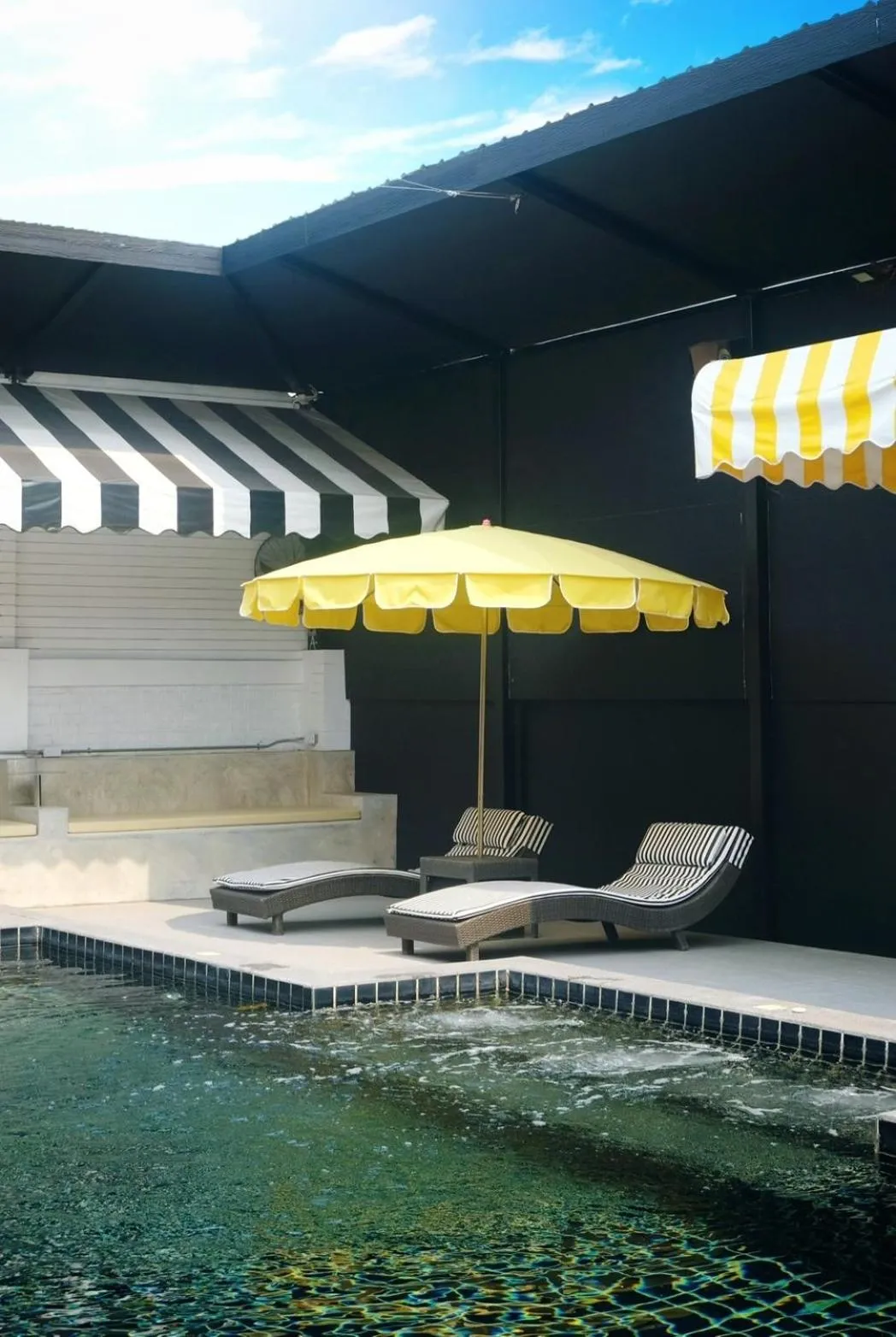 Pool view in Peppery Hills