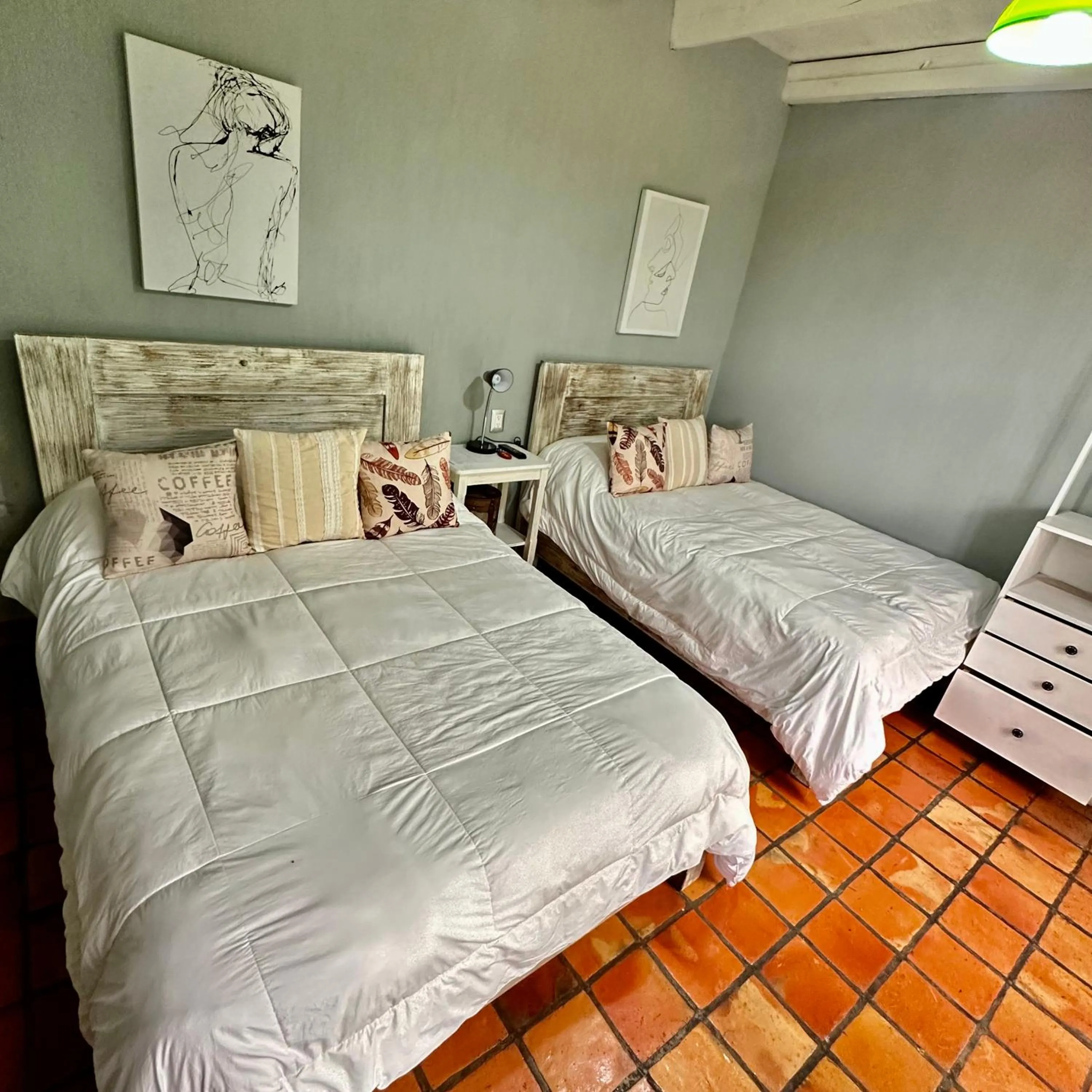 Bed in La Etelvina Suites