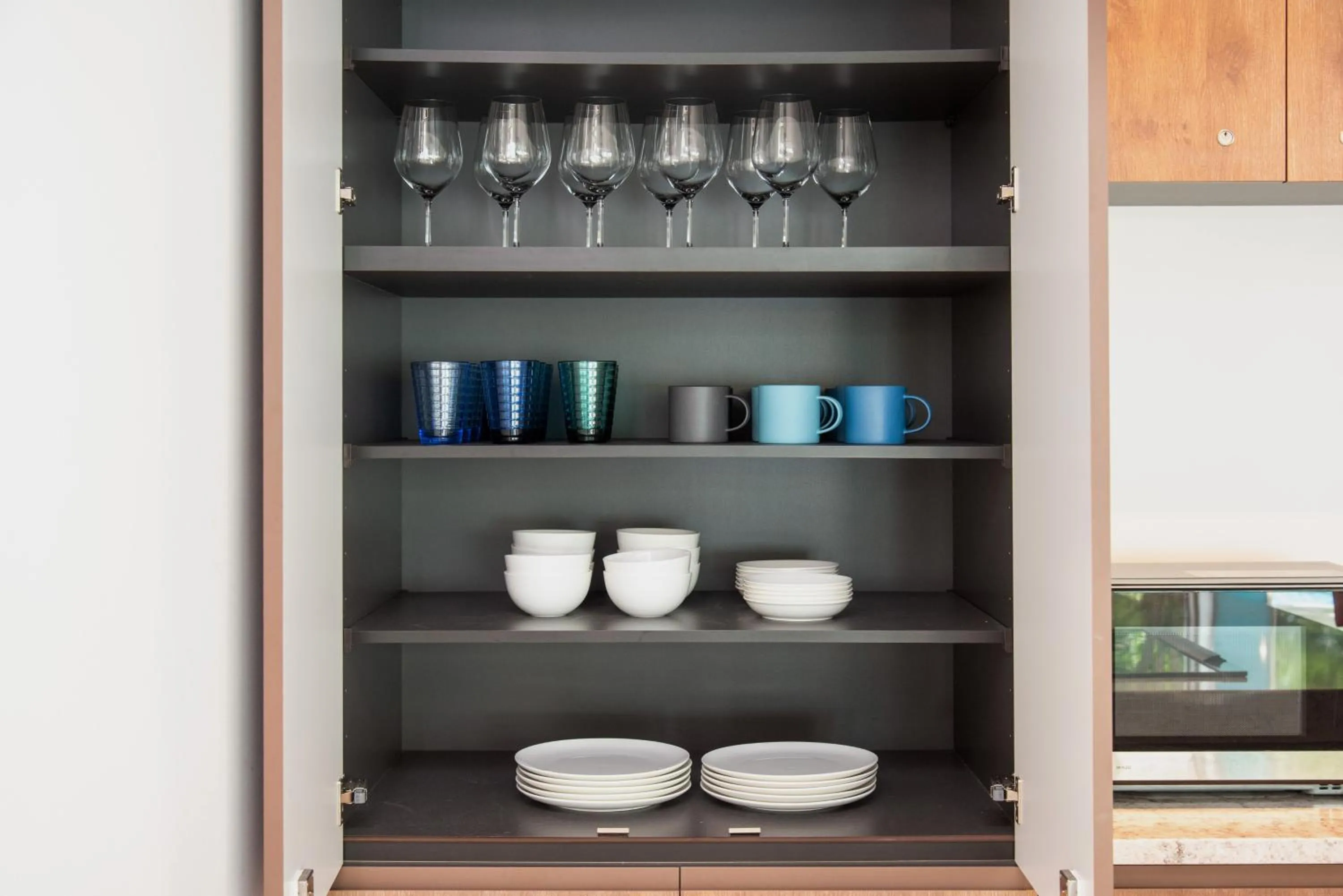 kitchen in pool villa Sanrriott Okinawa Motobu