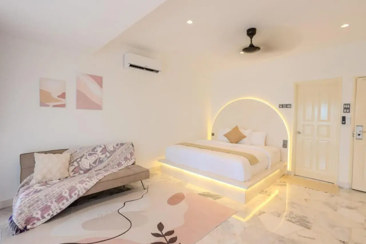 Bedroom, Bed in Suntai Villa, Beachfront Suites Bedroom, Bed in Suntai Villa, Beachfront Suites