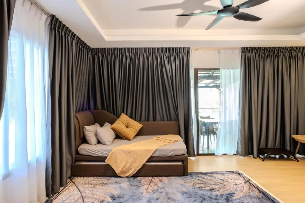 Bedroom, Bed in Suntai Villa, Beachfront Suites Bedroom, Bed in Suntai Villa, Beachfront Suites