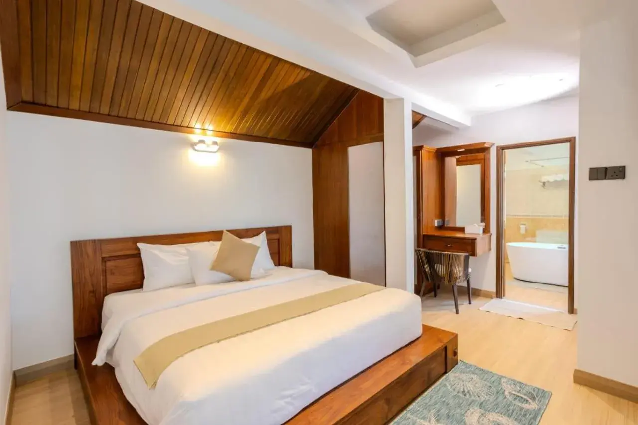 Bedroom, Bed in Suntai Villa, Beachfront Suites Bedroom, Bed in Suntai Villa, Beachfront Suites