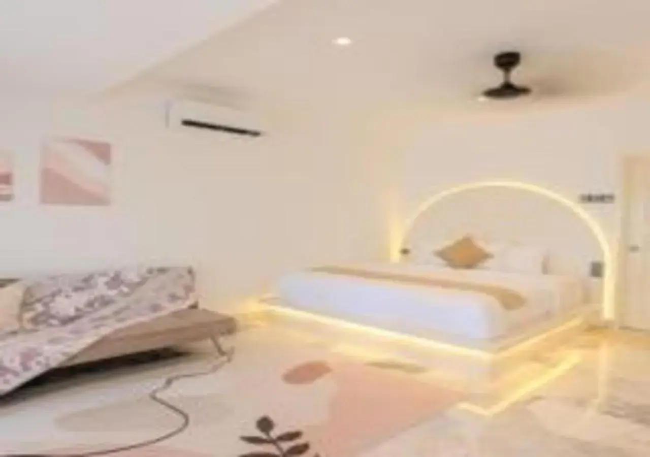 Bed in Suntai Villa, Beachfront Suites Bed in Suntai Villa, Beachfront Suites