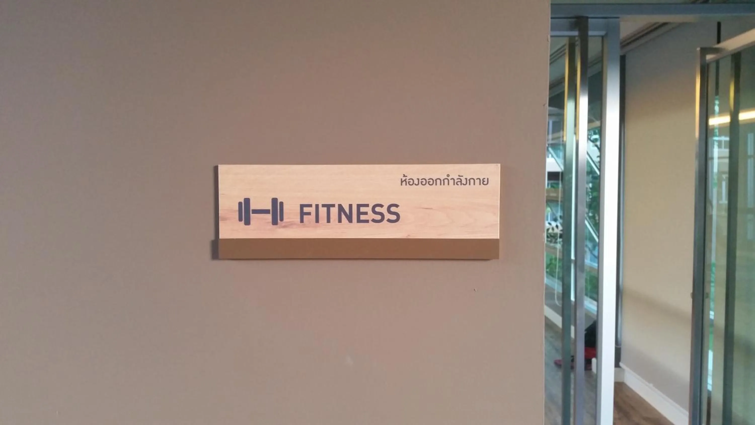 Fitness centre/facilities in The Relaxing Room Mountain View at Baan Tew Lom Condominium Cha Am - Hua Hin