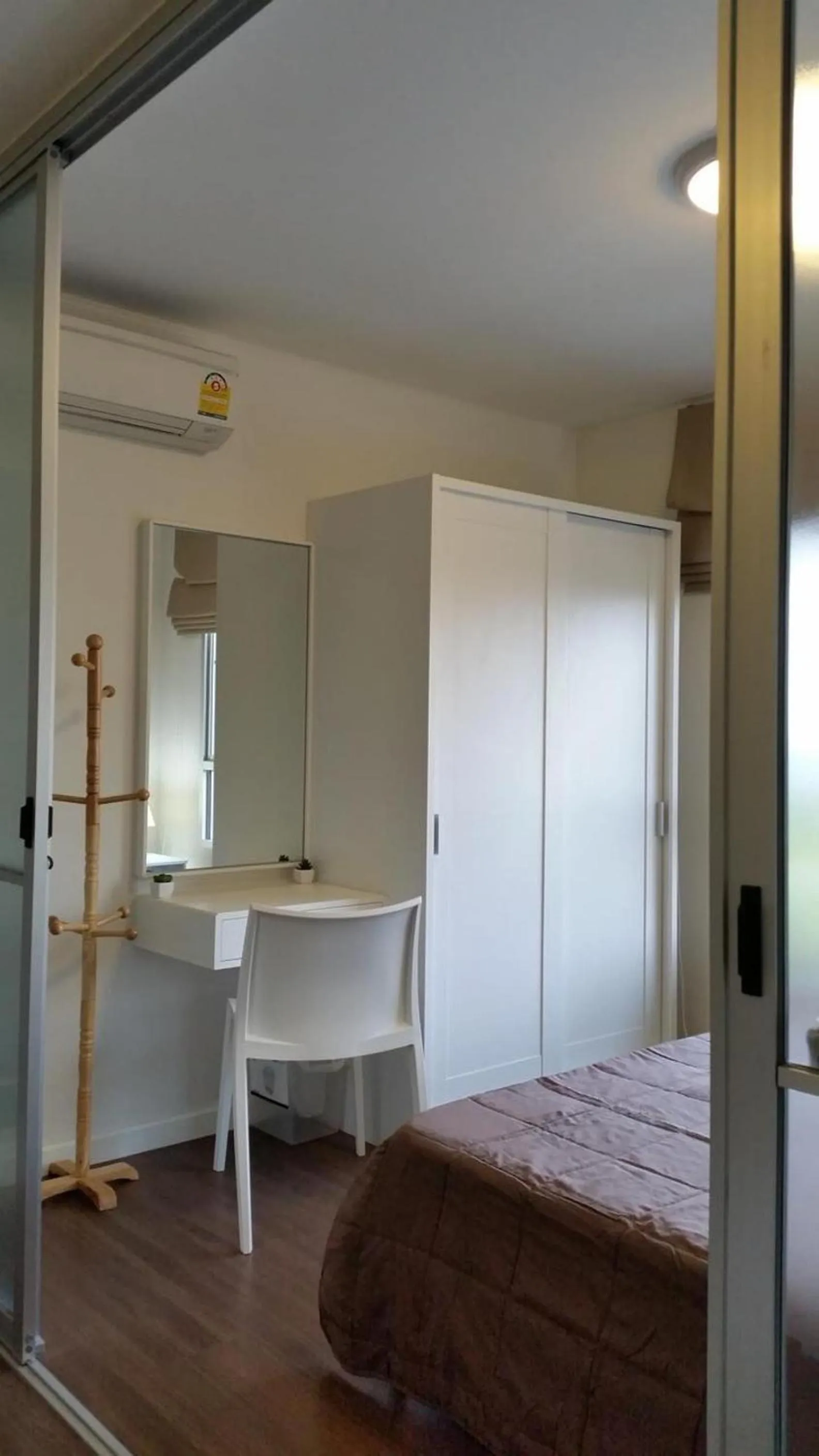 Bedroom, Bed in The Relaxing Room Mountain View at Baan Tew Lom Condominium Cha Am - Hua Hin