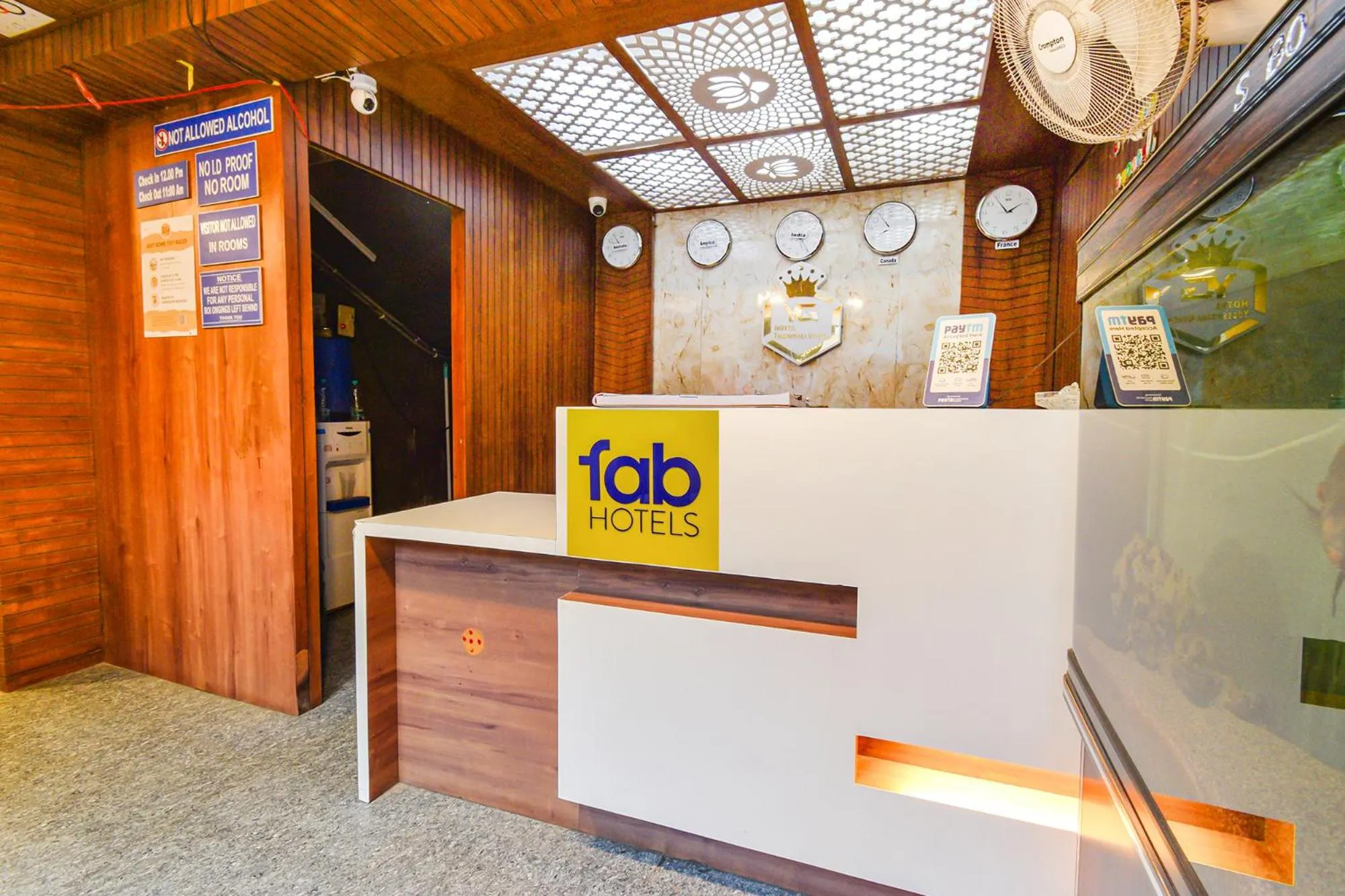 Lobby or reception in FabHotel Yogeshwara Grand - Nr Hyderabad International Airport, Shamshabad