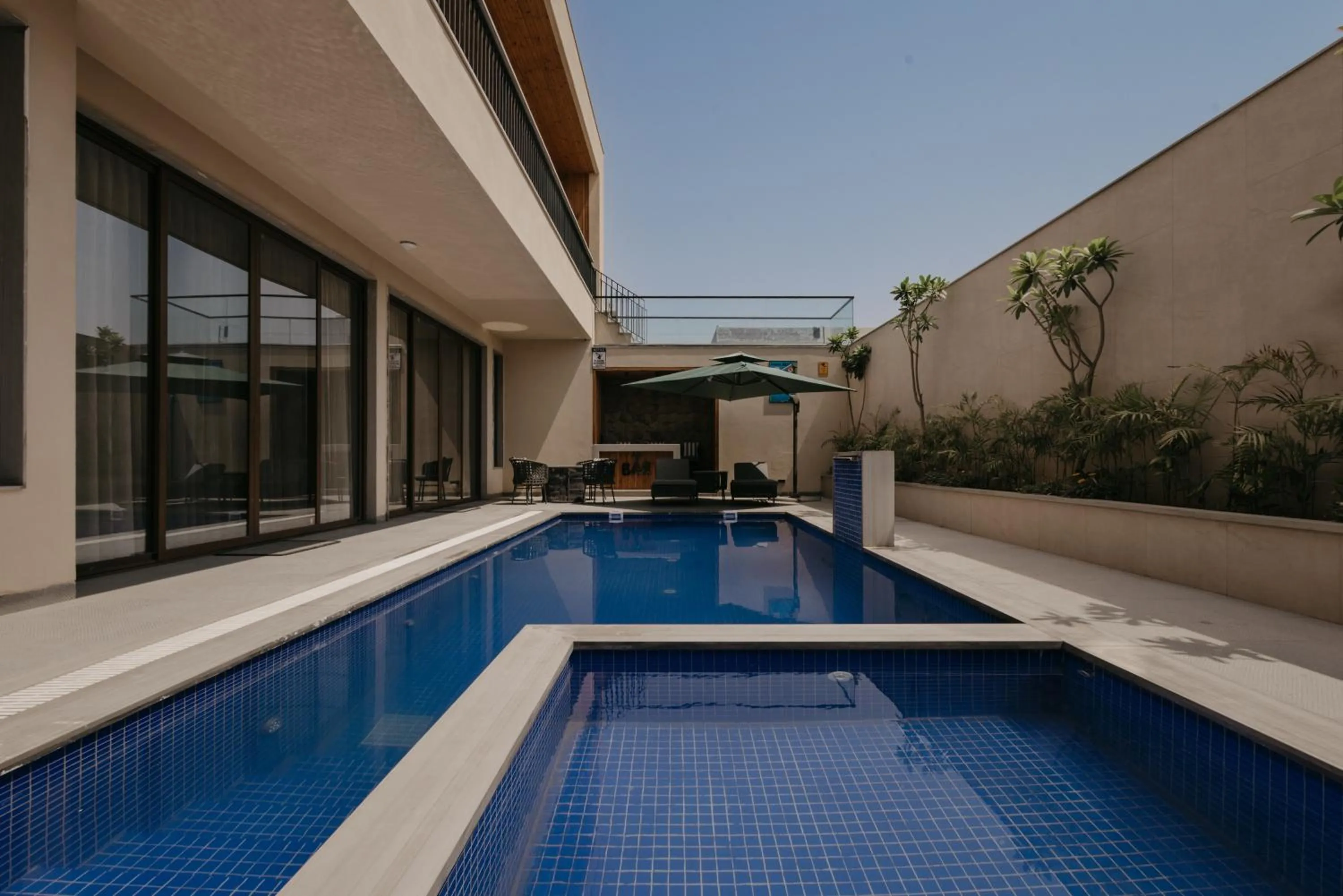 Swimming pool in Luxury Lofts