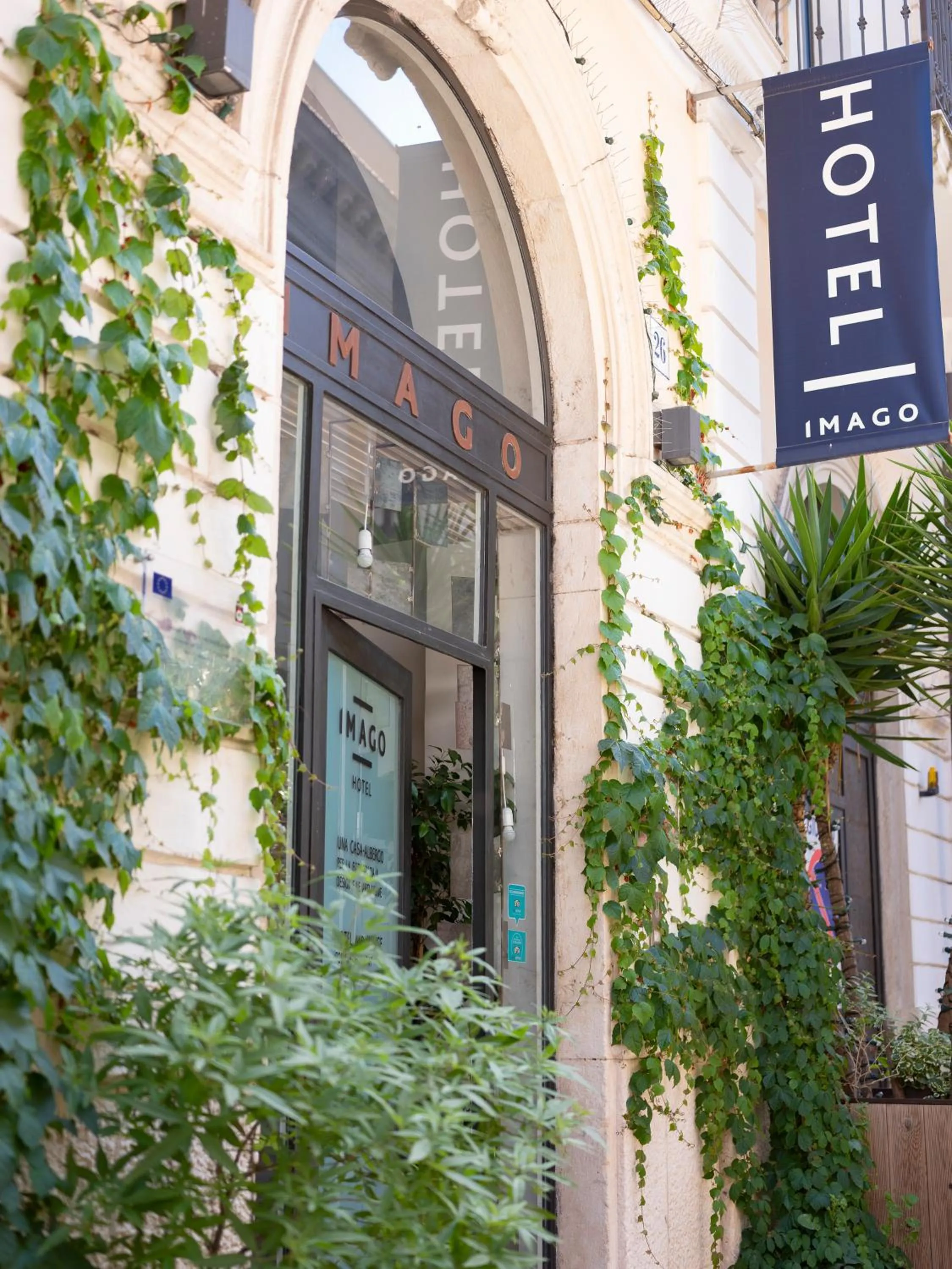 Property building in Imago Plus Hotel