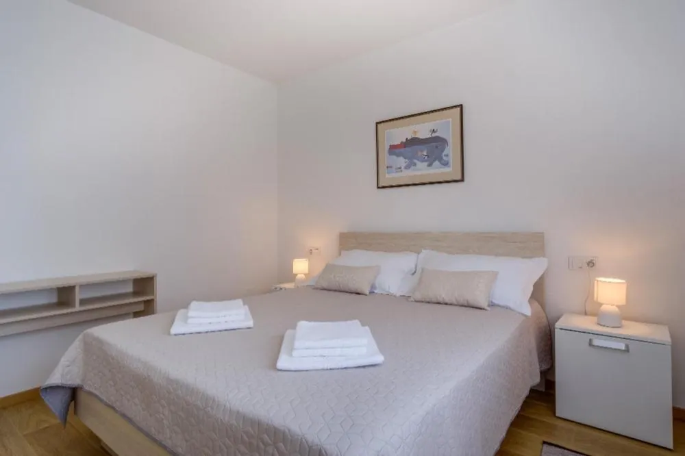 Bedroom, Bed in Apartments Josipa