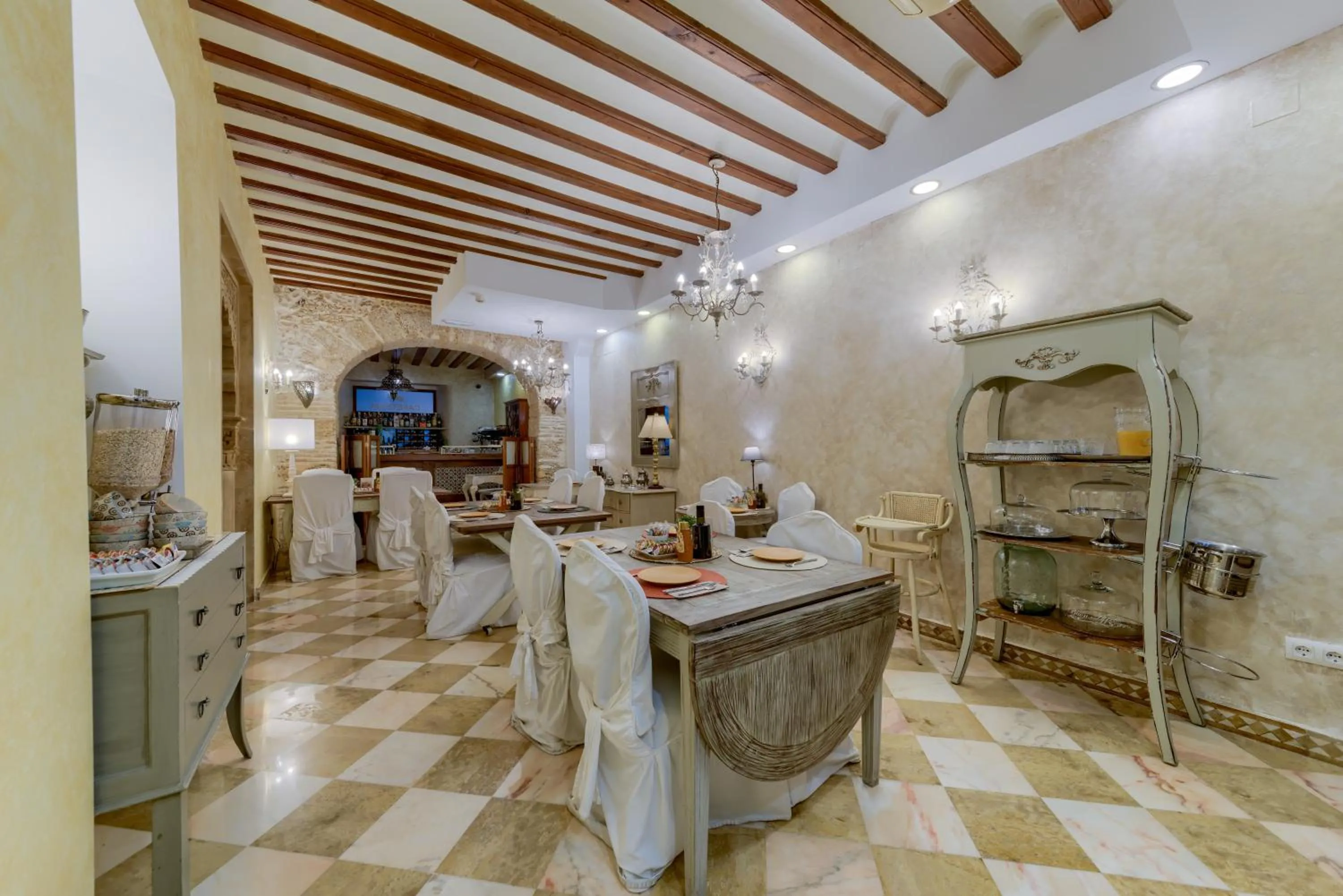 Dining area in Hotel Argantonio