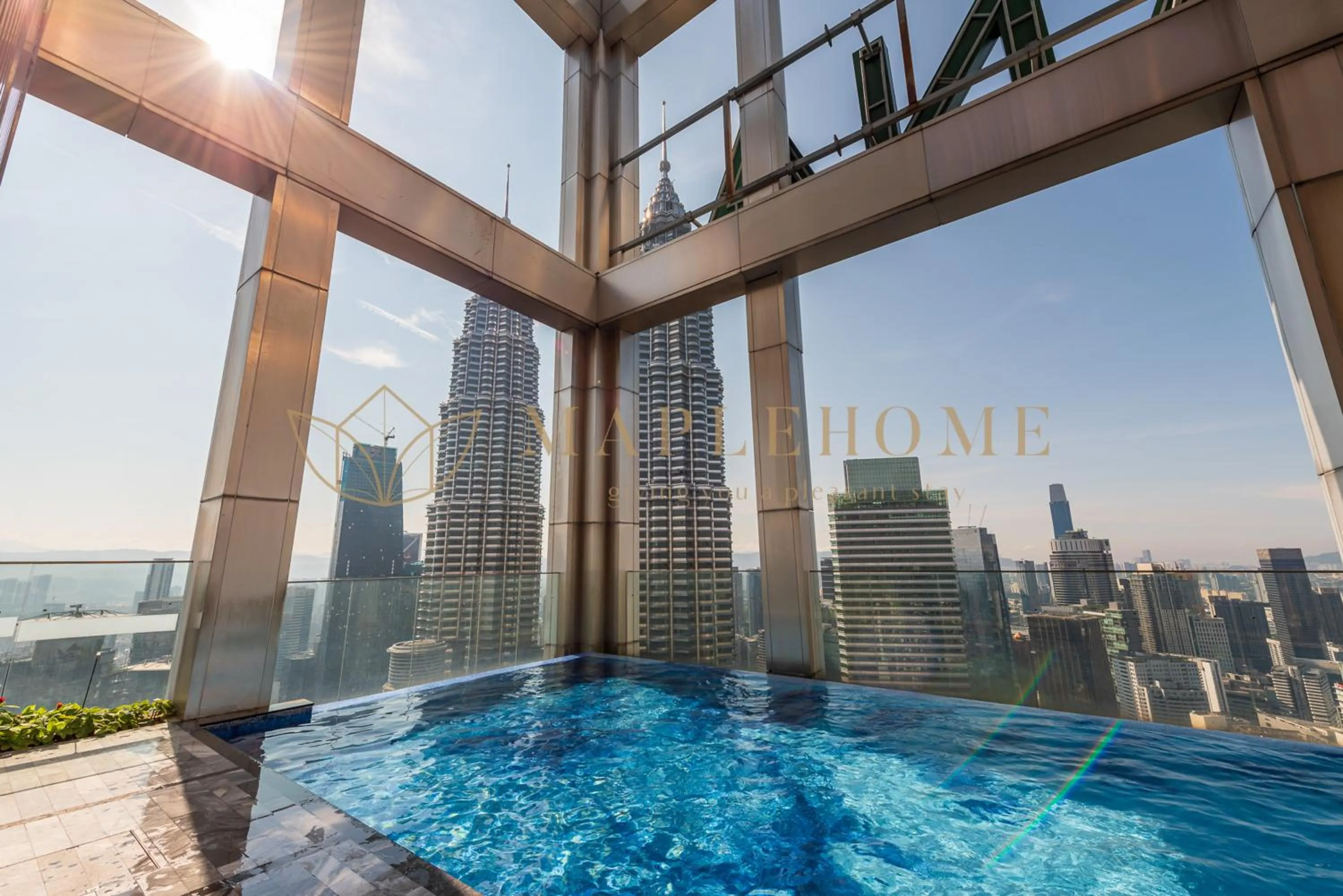 City view in Tropicana The Residences Premier Suites KLCC