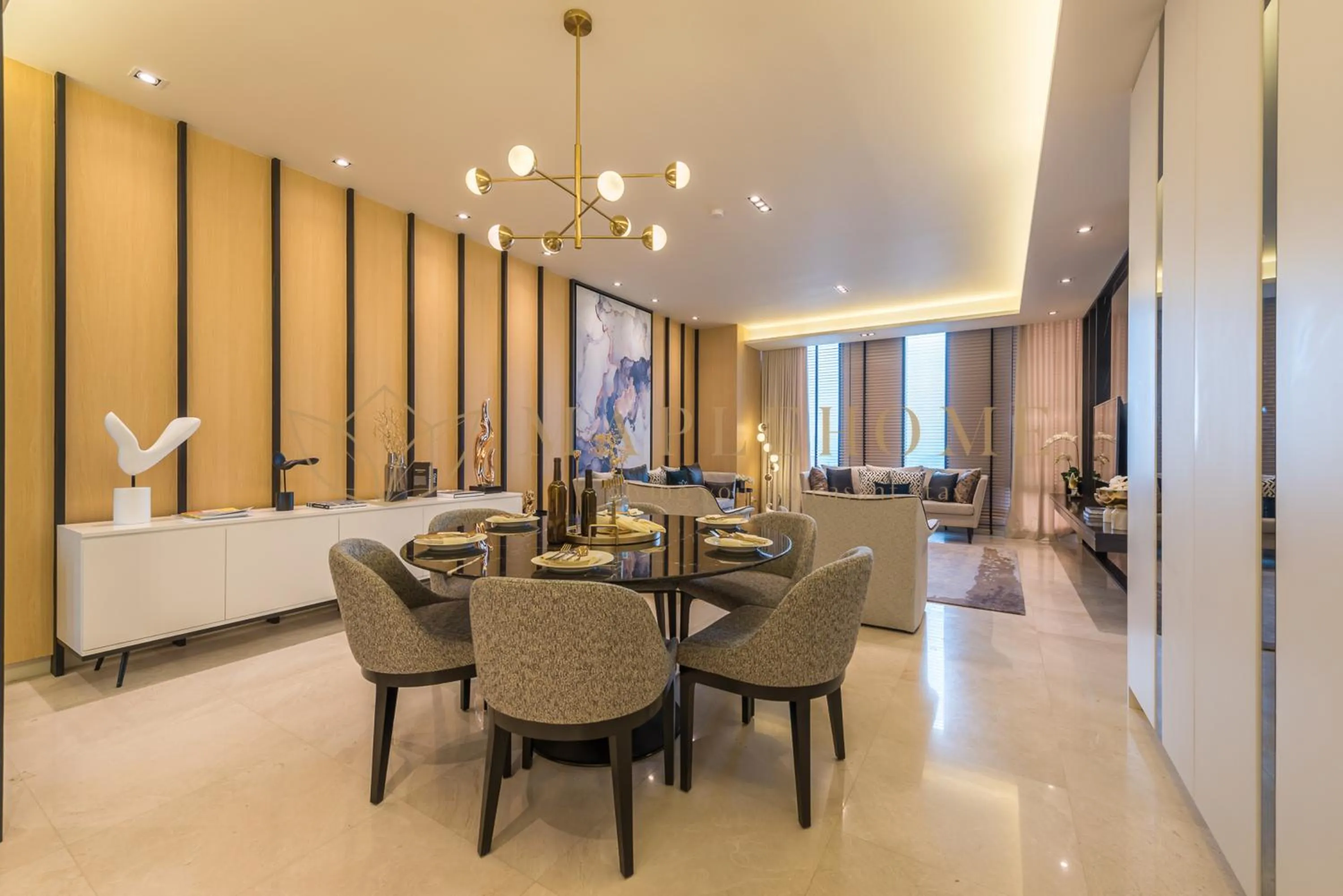 Dining area in Tropicana The Residences Premier Suites KLCC