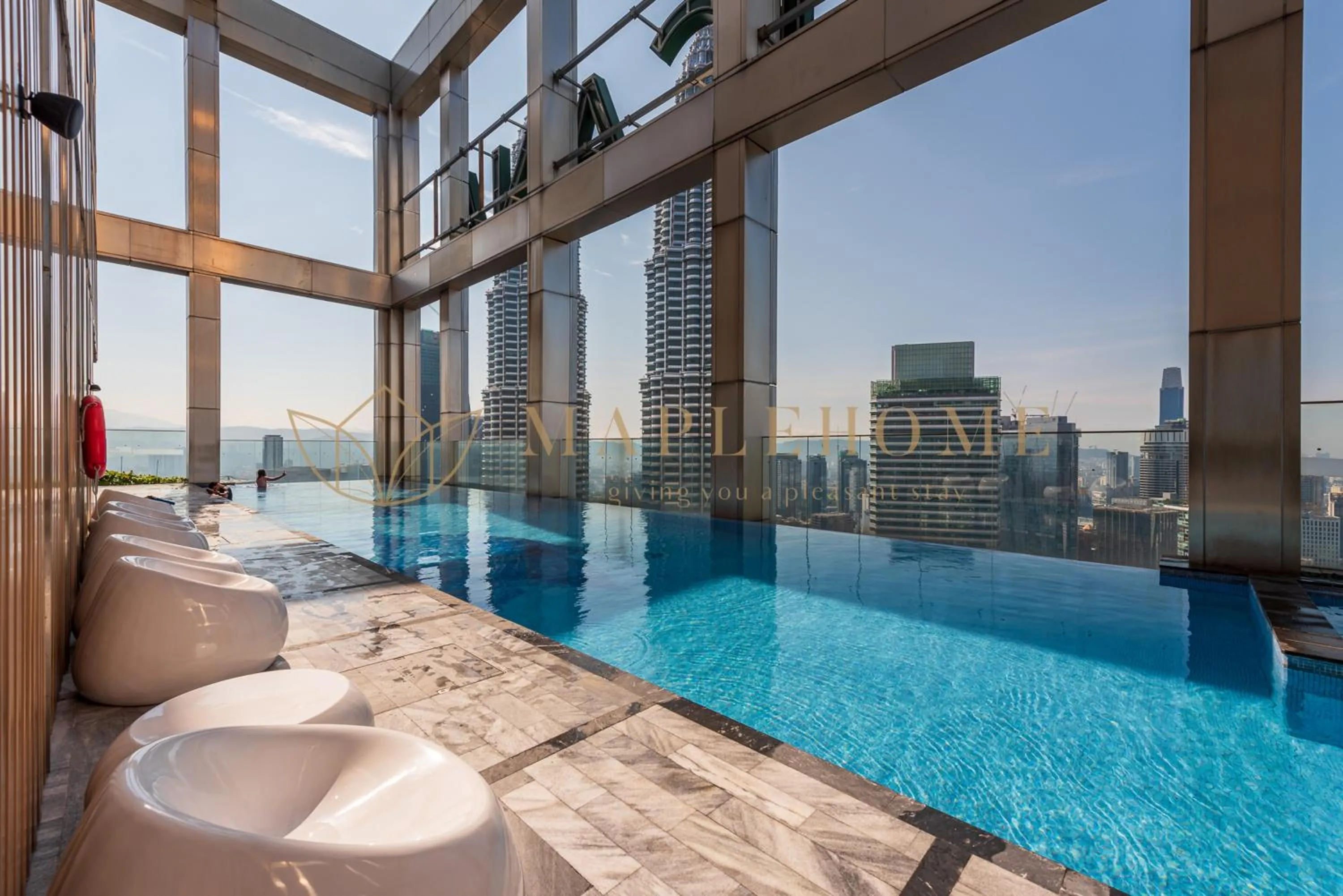 Swimming pool in Tropicana The Residences Premier Suites KLCC