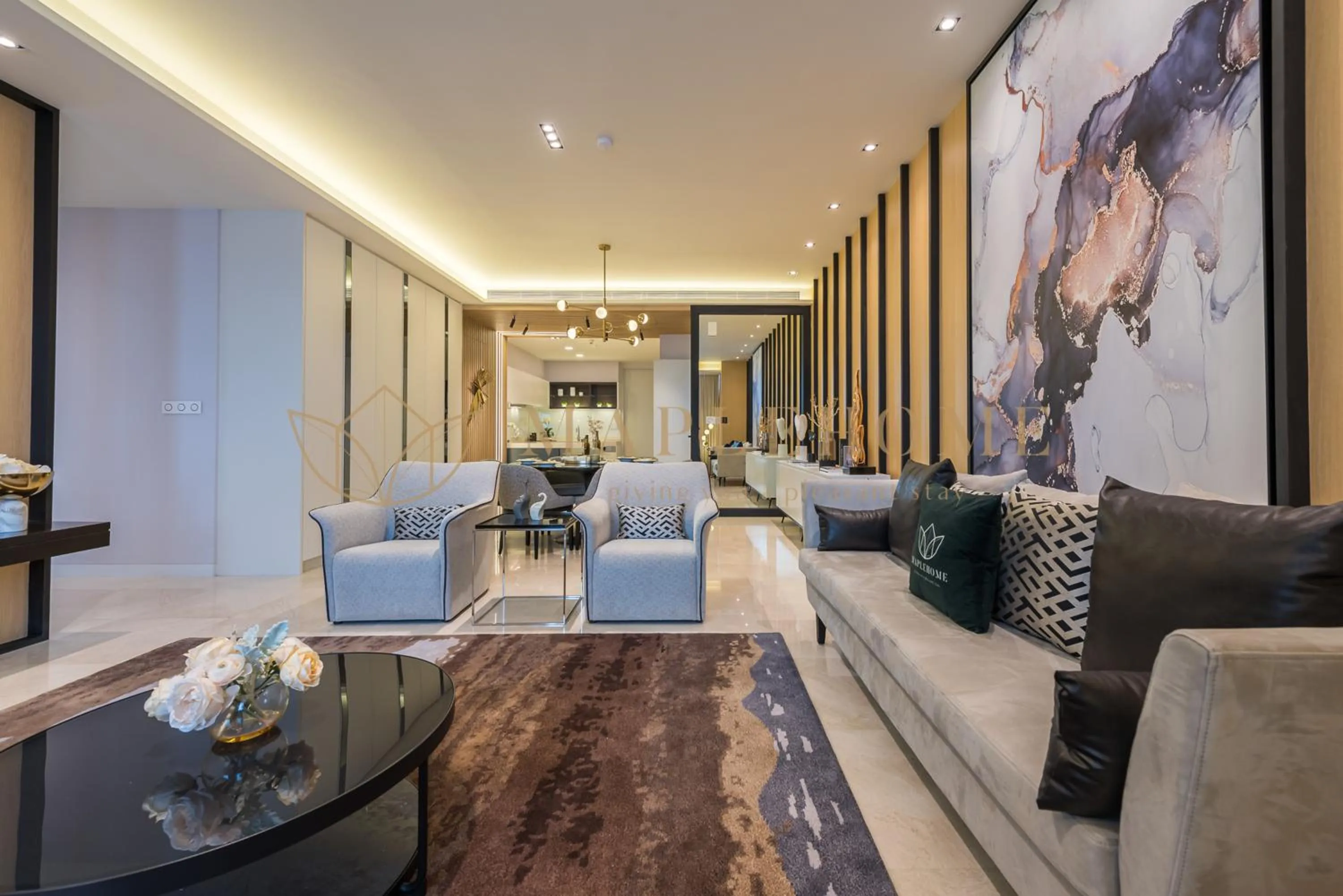 Living room in Tropicana The Residences Premier Suites KLCC