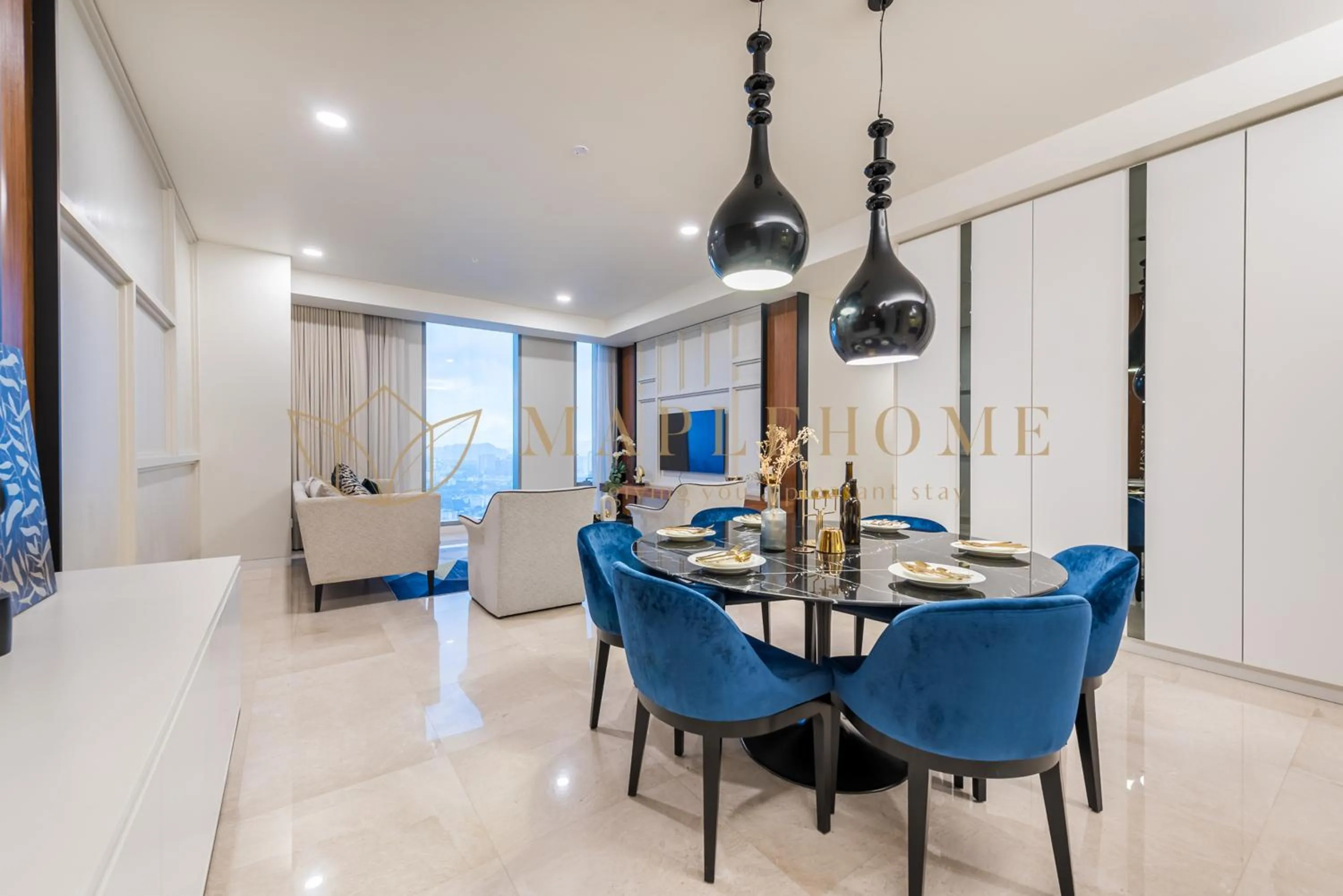 Dining area in Tropicana The Residences Premier Suites KLCC